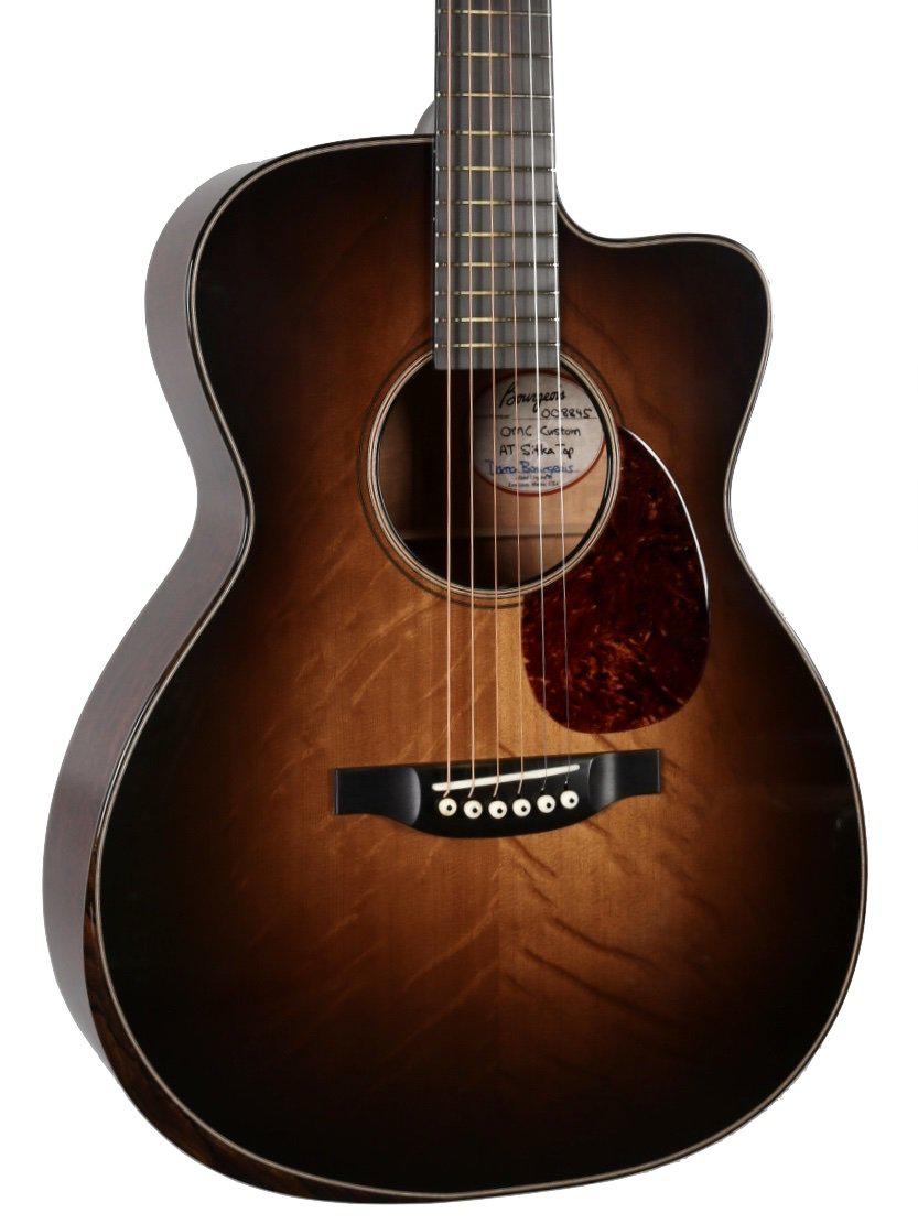 Bourgeois OMC Large Sound Hole Arm Bevel with Master Grade Mahogany Aged Tone #8845 - Bourgeois Guitars - Heartbreaker Guitars