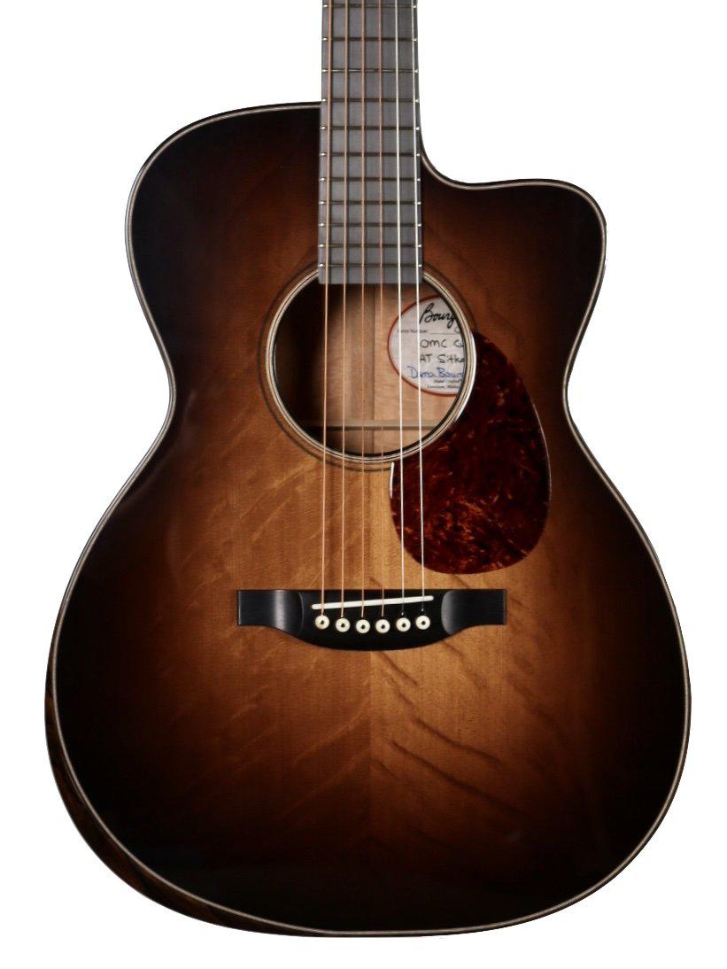 Bourgeois OMC Large Sound Hole Arm Bevel with Master Grade Mahogany Aged Tone #8845 - Bourgeois Guitars - Heartbreaker Guitars