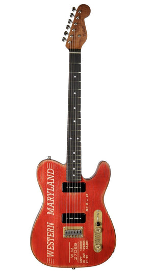 Paoletti Nancy Western Maryland Custom with Black P90 Pickups #92320 - Paoletti - Heartbreaker Guitars