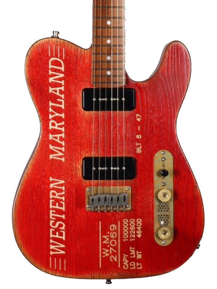 Paoletti Nancy Western Maryland Custom w/ Black P90 Pickups #92420 - Paoletti - Heartbreaker Guitars