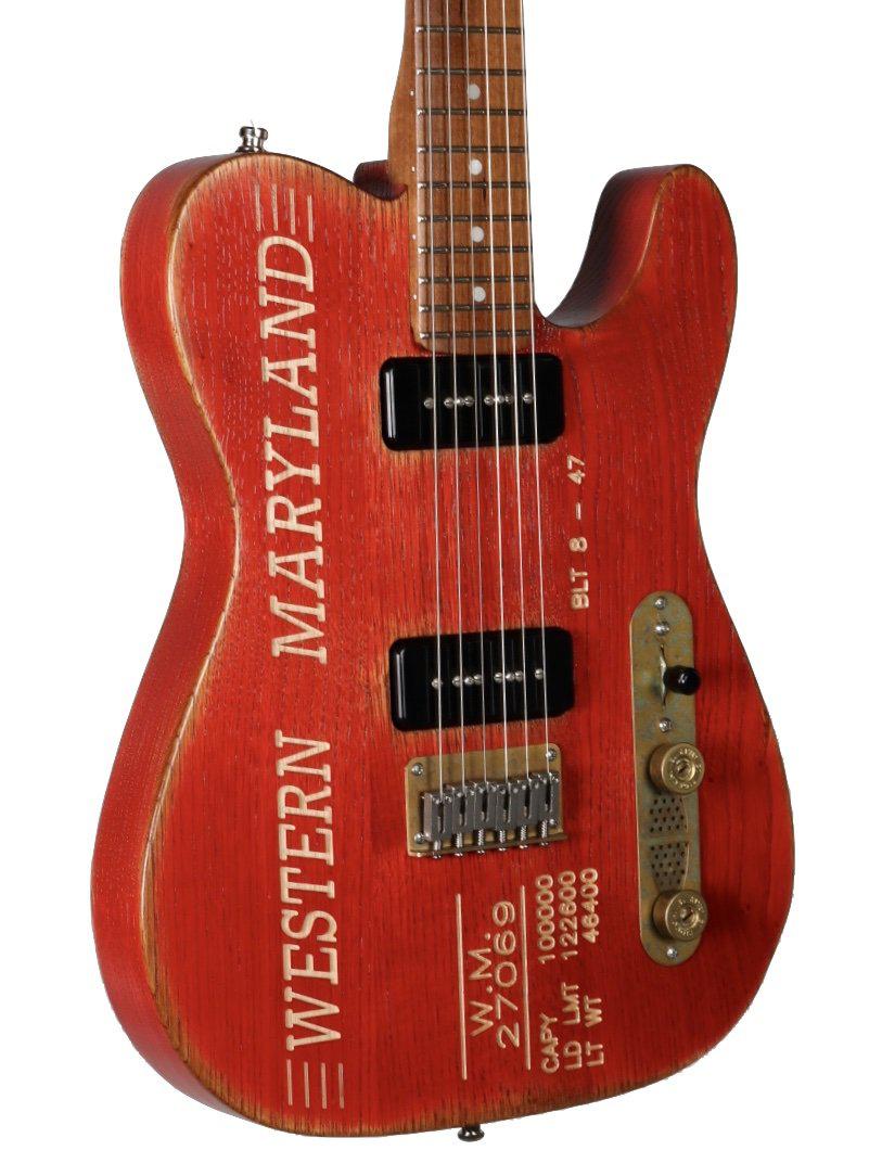 Paoletti Nancy Western Maryland Custom w/ Black P90 Pickups #92420 - Paoletti - Heartbreaker Guitars