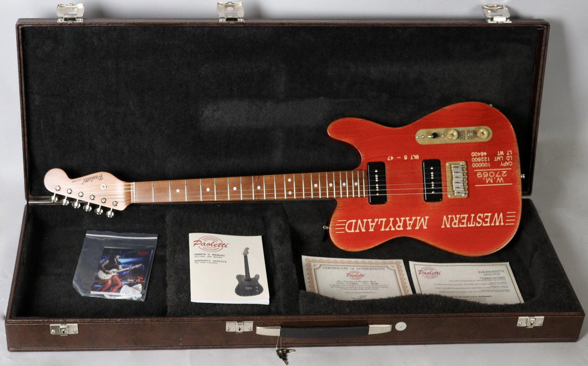 Paoletti Nancy Western Maryland Custom w/ Black P90 Pickups #92420 - Paoletti - Heartbreaker Guitars