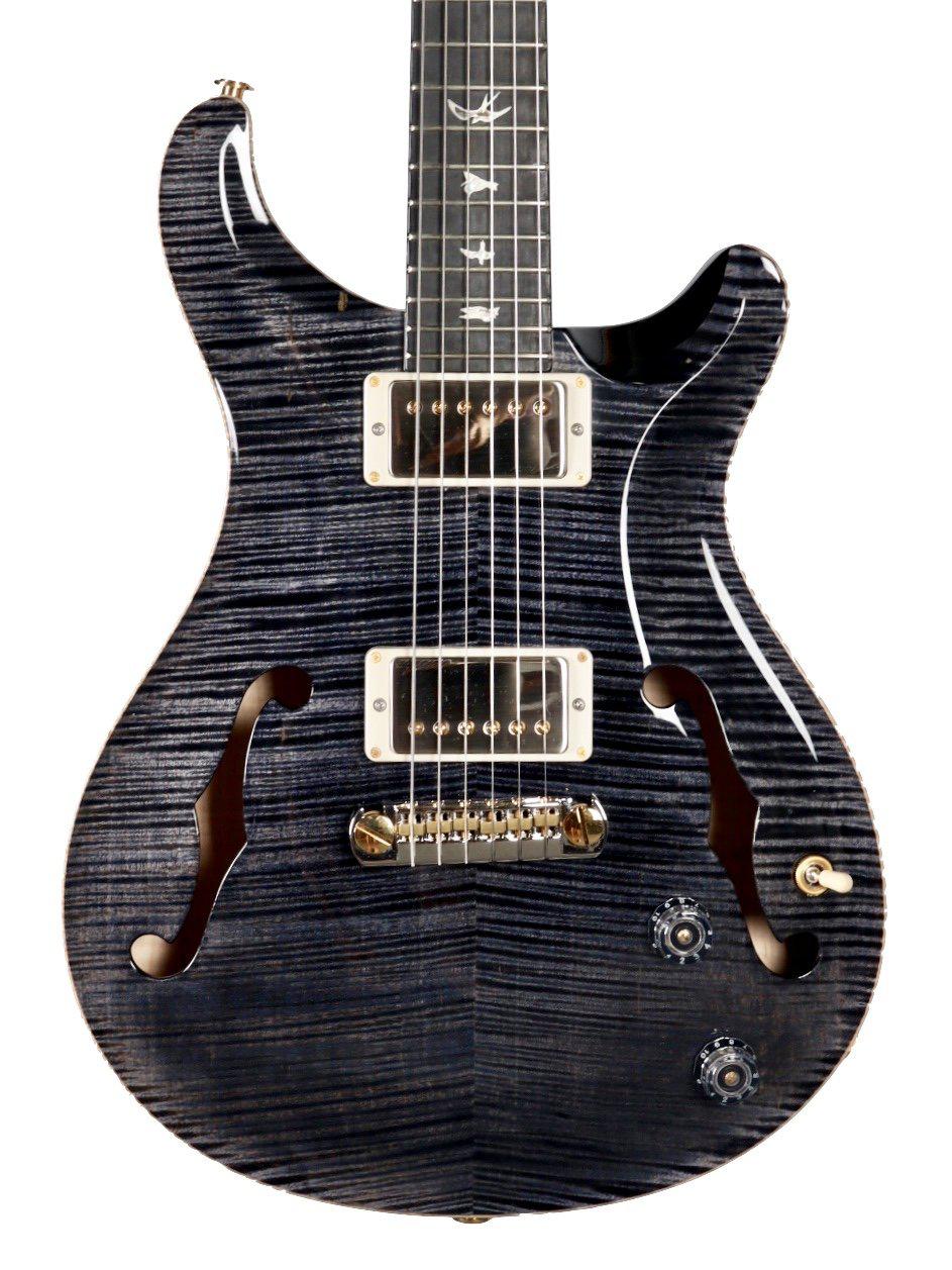 PRS Hollowbody II 10 Top  #277444 Gray Black Ebony Board - Paul Reed Smith Guitars - Heartbreaker Guitars