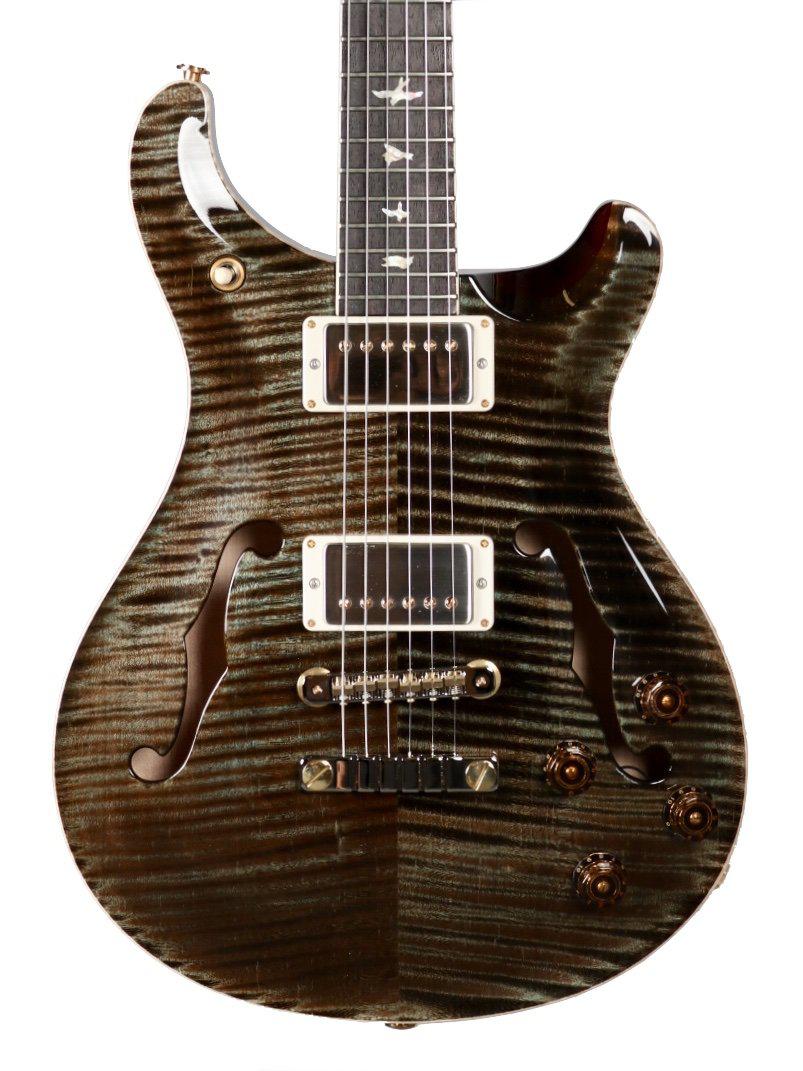 PRS McCarty 594 Hollowbody II Custom Color Obsidian Green 10 Top  #277945 - Paul Reed Smith Guitars - Heartbreaker Guitars