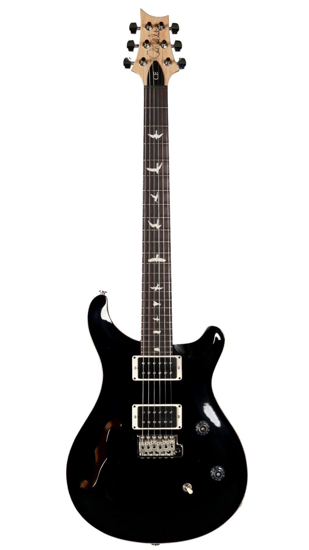 PRS CE 24 Semi-Hollow Black Pattern Thin Carve #302563 - Paul Reed Smith Guitars - Heartbreaker Guitars