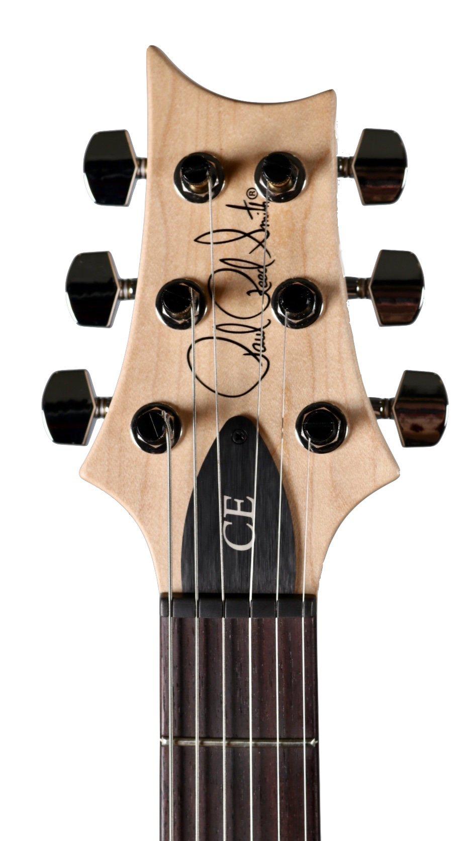 PRS CE 24 Semi-Hollow Black Pattern Thin Carve #302563 - Paul Reed Smith Guitars - Heartbreaker Guitars