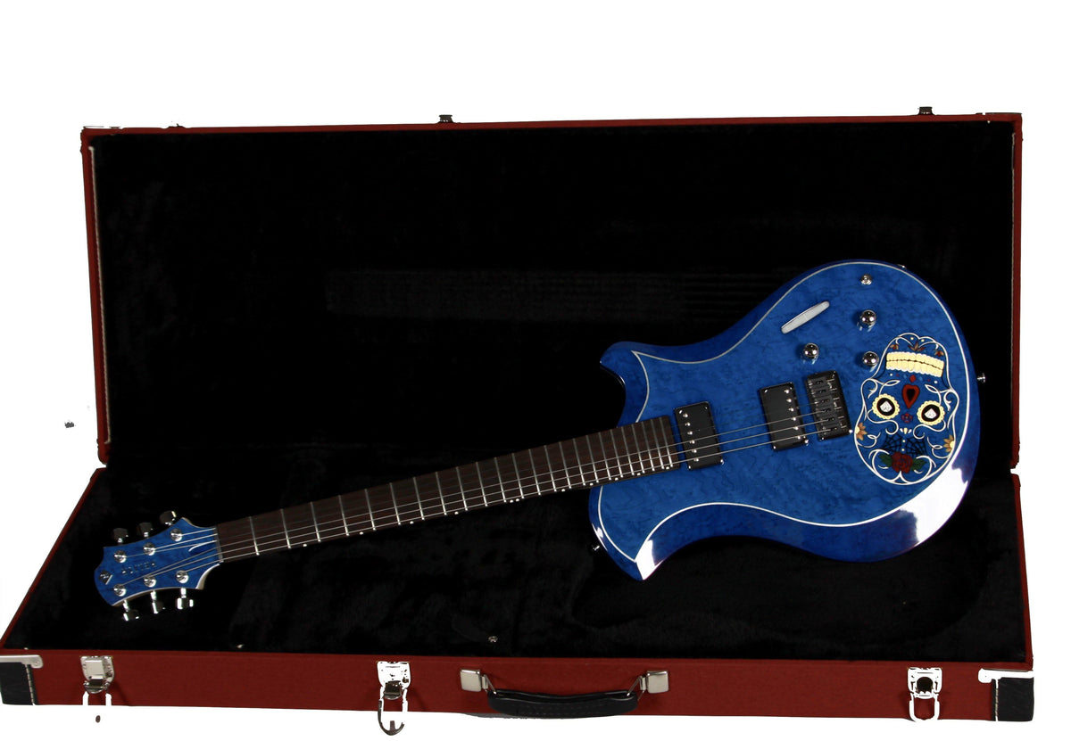 Relish Guitars Sugar Skull Ocean Platinum - Relish Guitars - Heartbreaker Guitars