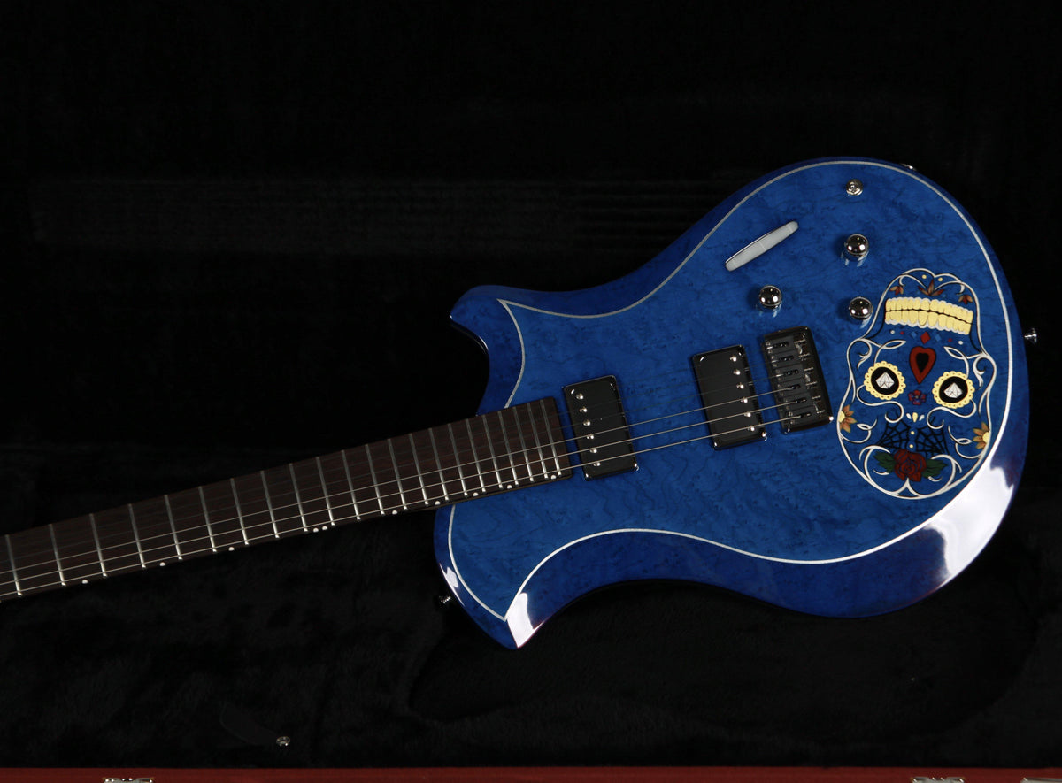 Relish Guitars Sugar Skull Ocean Platinum - Relish Guitars - Heartbreaker Guitars