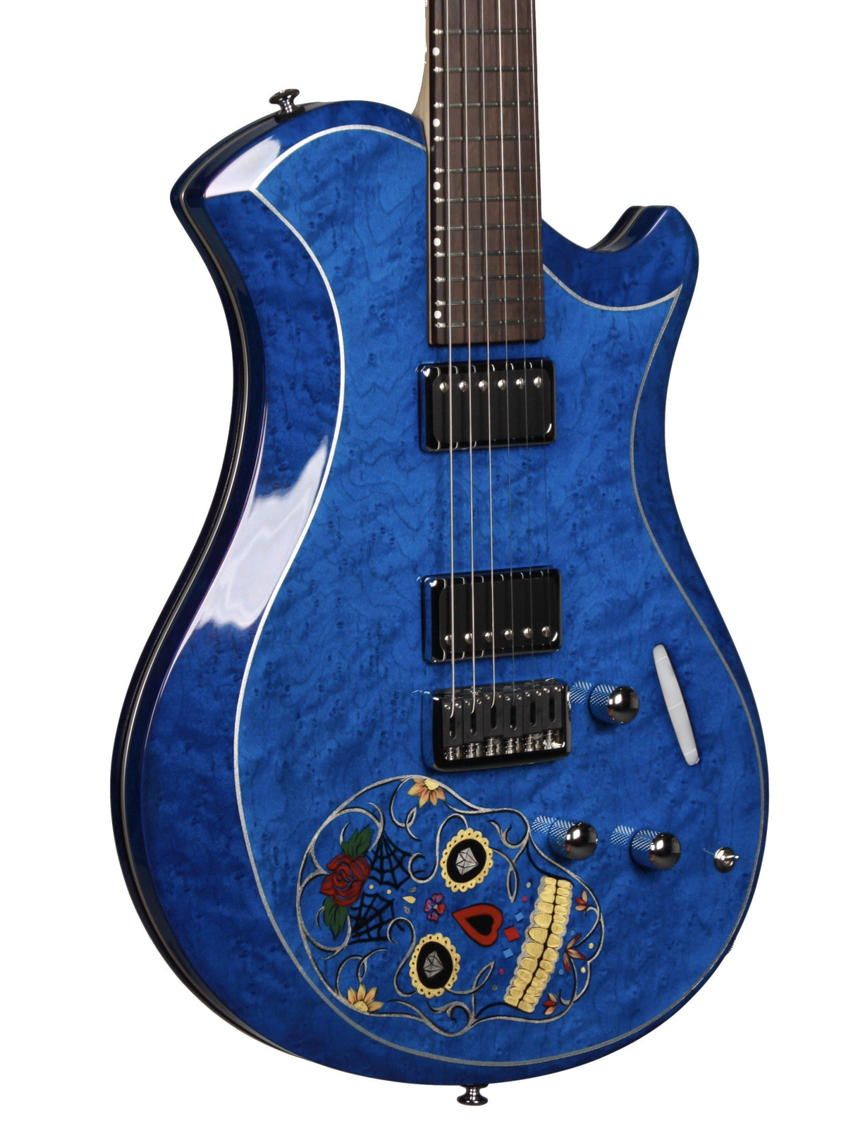 Relish Guitars Sugar Skull Ocean Platinum - Relish Guitars - Heartbreaker Guitars