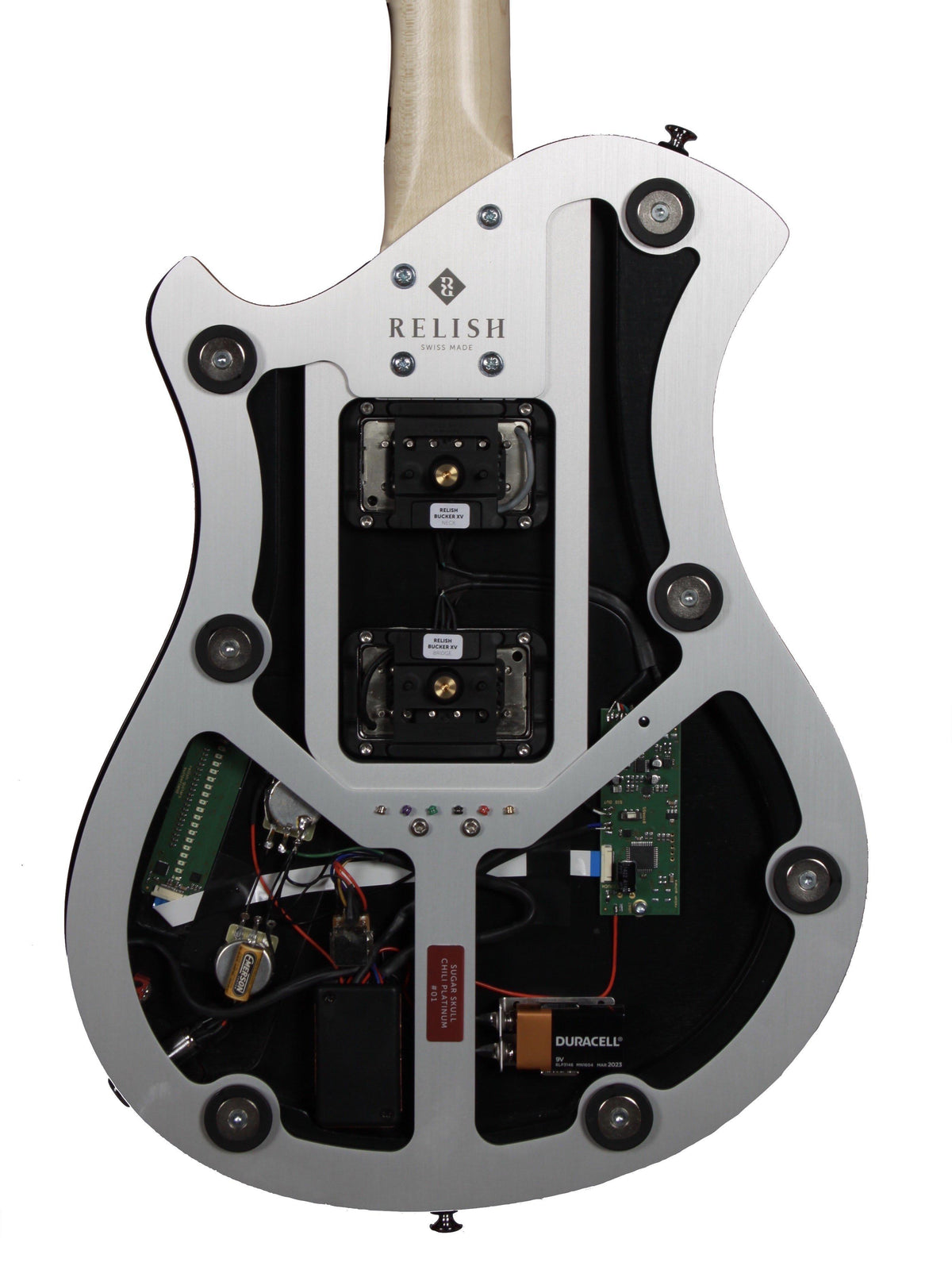 Relish Guitars Platinum Sugar Skull Chili - Relish Guitars - Heartbreaker Guitars