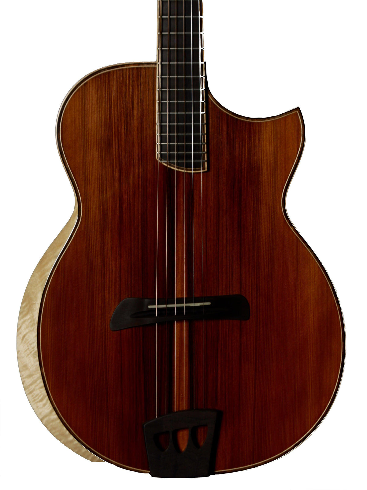Batson Auditorium Figured Bastogne Walnut - Batson - Heartbreaker Guitars