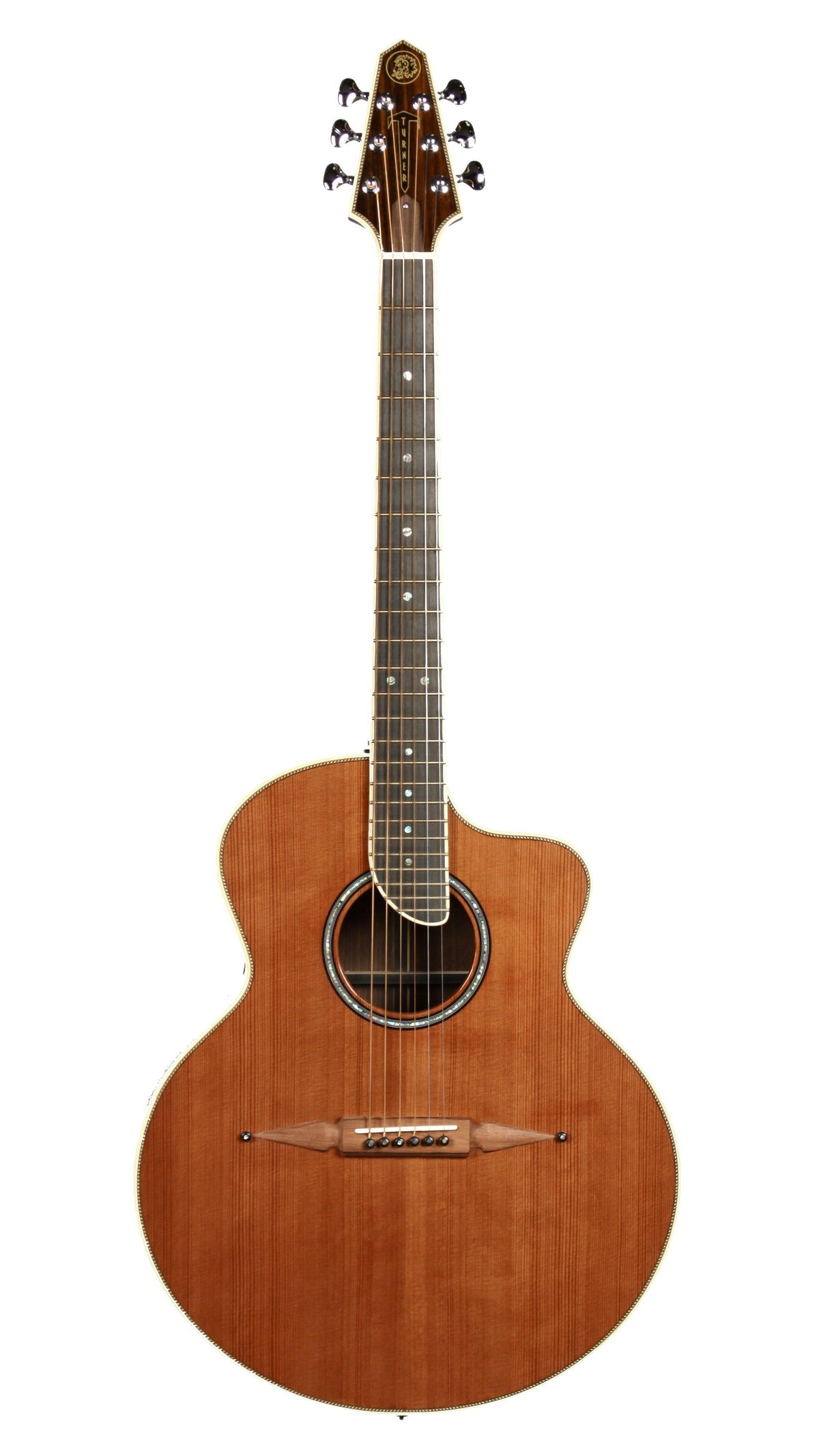 Rick Turner Compass Rose Acoustic Sequoia/IR - Rick Turner Guitars - Heartbreaker Guitars