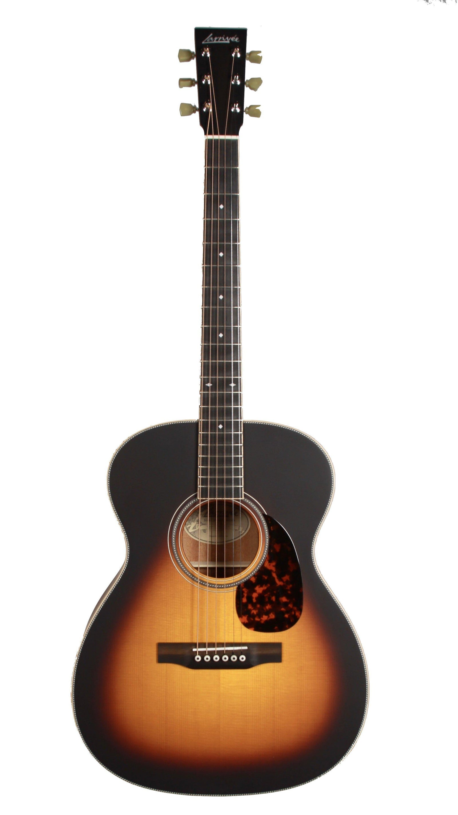 Larrivee OM Vintage Burst Custom Mahogany Serial #133261 - Larrivee Guitars - Heartbreaker Guitars