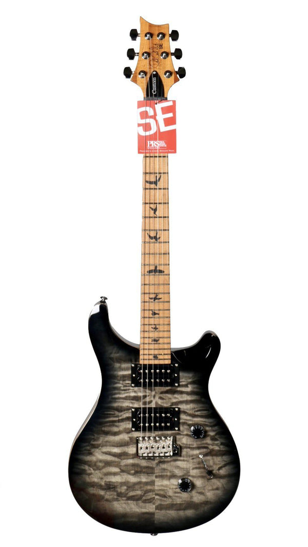 PRS SE Custom 24 Roasted Maple Limited in Charcoal Burst 