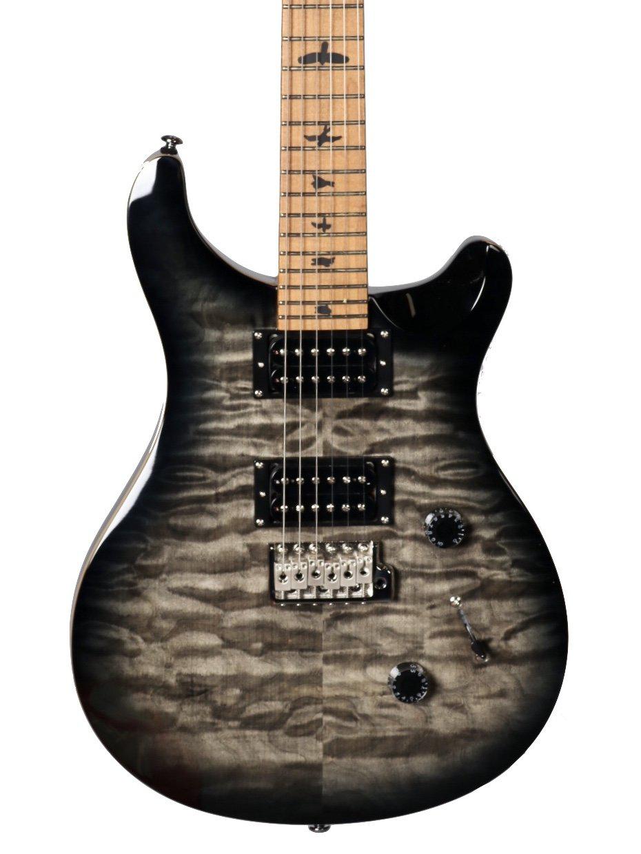 PRS SE Custom 24 Roasted Maple Limited in Charcoal Burst