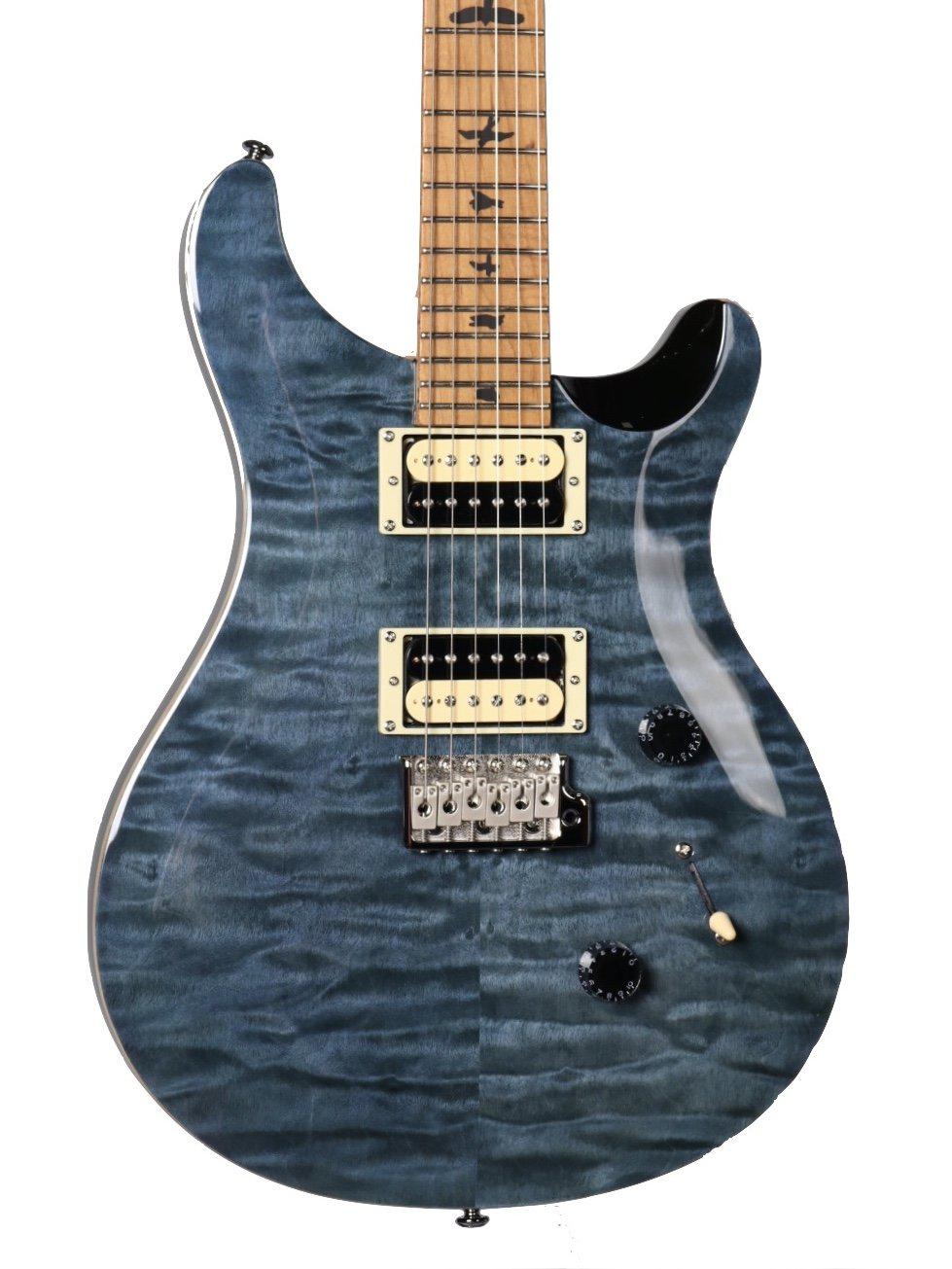 PRS SE Custom 24 Roasted Maple Limited in Whale Blue 