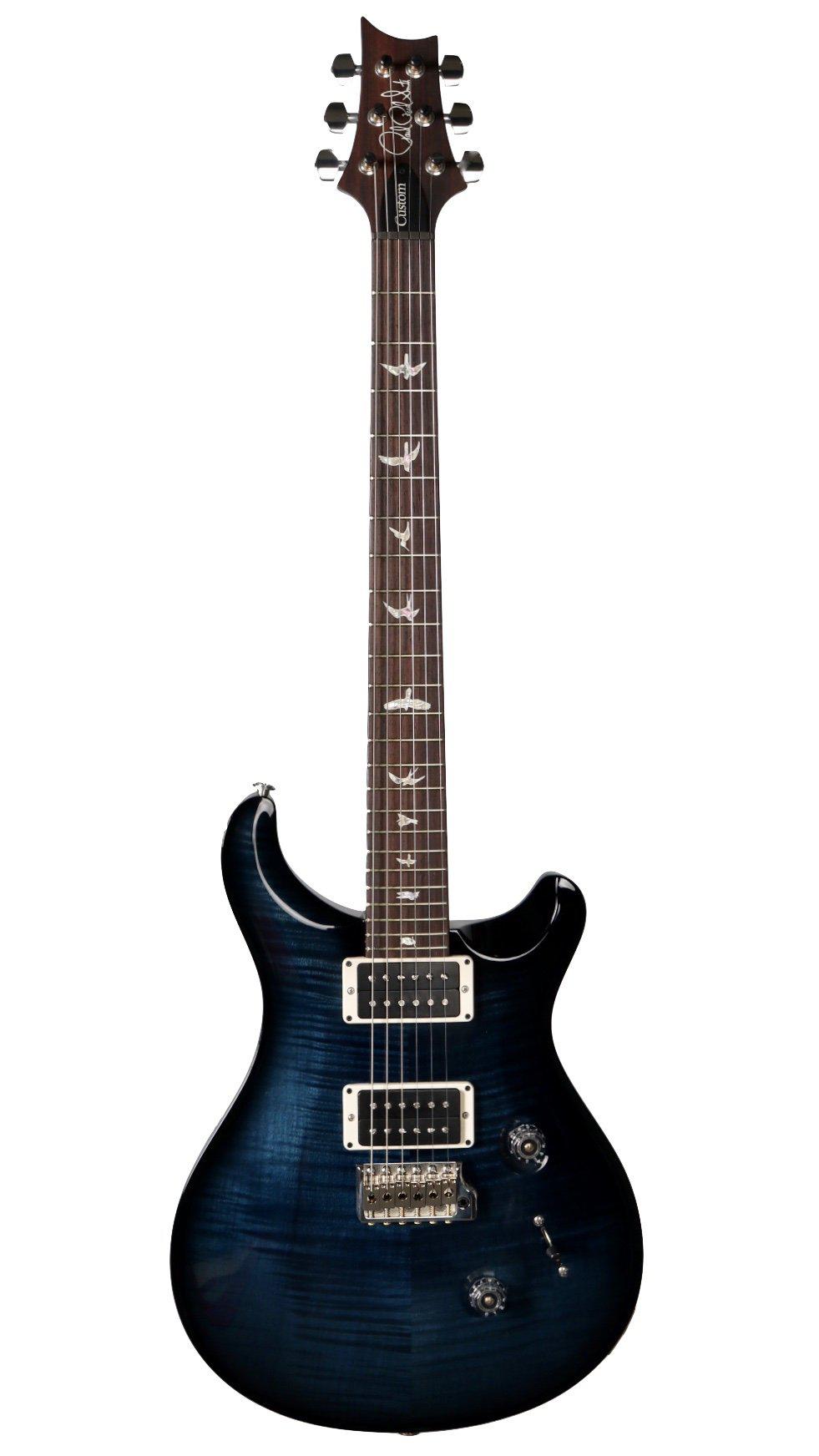 Paul Reed Smith Custom 24  Whale Blue Smokeburst Wrap Pattern Regular - Paul Reed Smith Guitars - Heartbreaker Guitars