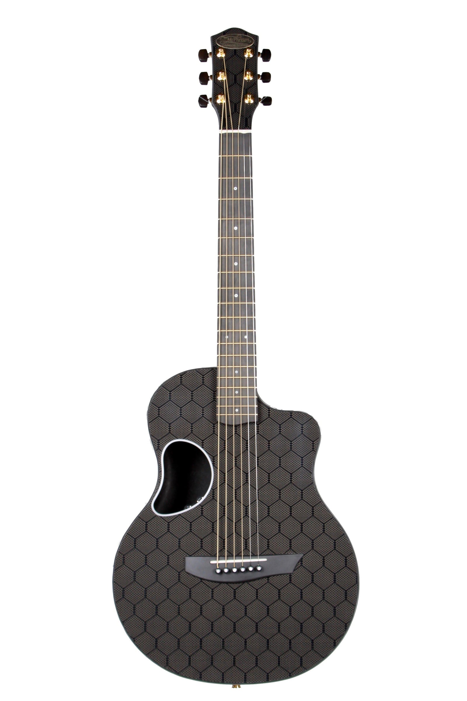 McPherson Carbon Fiber Touring with Honeycomb Finish Gold Hardware - McPherson Guitars - Heartbreaker Guitars