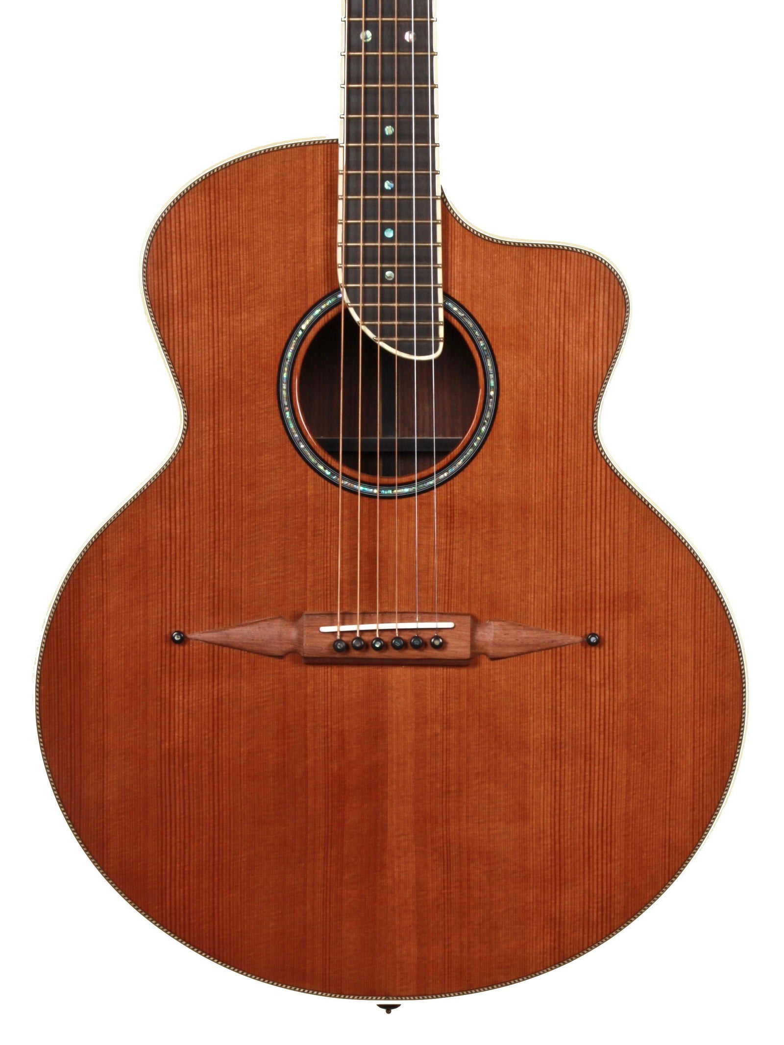 Rick Turner Compass Rose Acoustic Sequoia/IR - Rick Turner Guitars - Heartbreaker Guitars