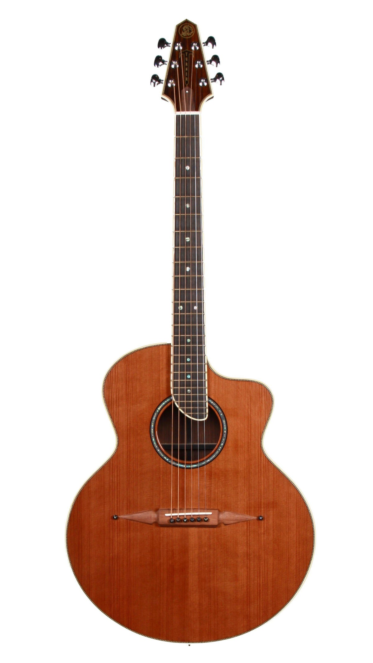 Rick Turner Compass Rose Acoustic Sequoia/IR - Rick Turner Guitars - Heartbreaker Guitars