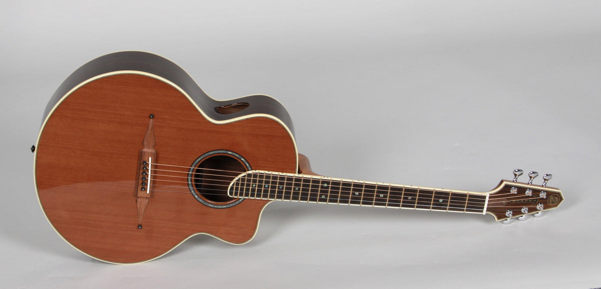 Rick Turner Compass Rose Acoustic Sequoia/IR - Rick Turner Guitars - Heartbreaker Guitars