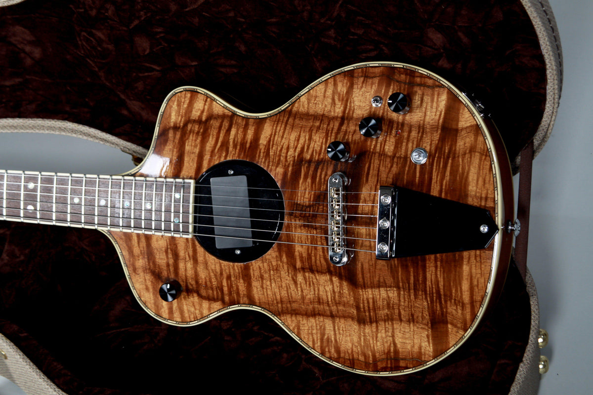 Rick Turner Model 1 Custom Master Koa with Piezo Pre-Owned Dead Mint! - Rick Turner Guitars - Heartbreaker Guitars