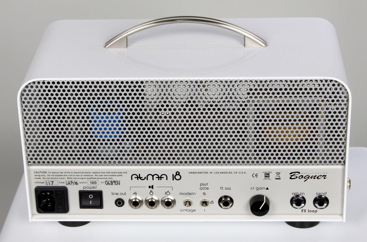 Bogner Atma White Finish - Bogner Amplifiers - Heartbreaker Guitars