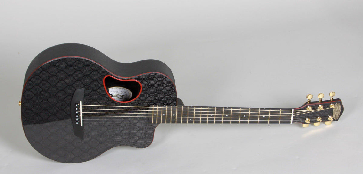 McPherson Carbon Fiber Touring Model HoneyComb Red - McPherson Guitars - Heartbreaker Guitars