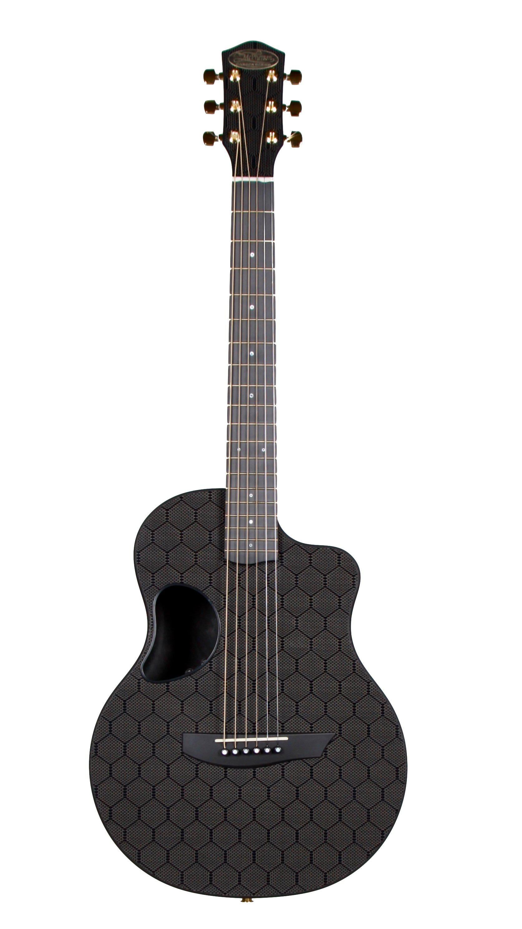 McPherson Carbon Fiber Touring Model Honeycomb Finish and Gold Hardware #GCTH917B - McPherson Guitars - Heartbreaker Guitars