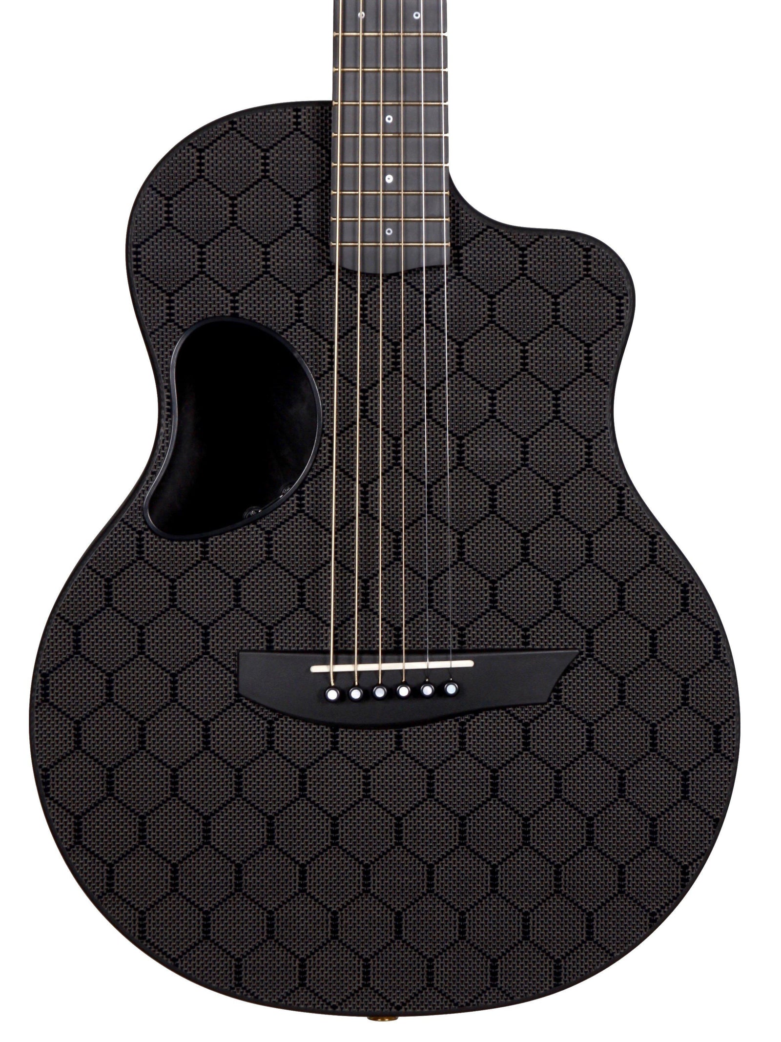 McPherson Carbon Fiber Touring Model Honeycomb Finish and Gold Hardware #GCTH917B - McPherson Guitars - Heartbreaker Guitars