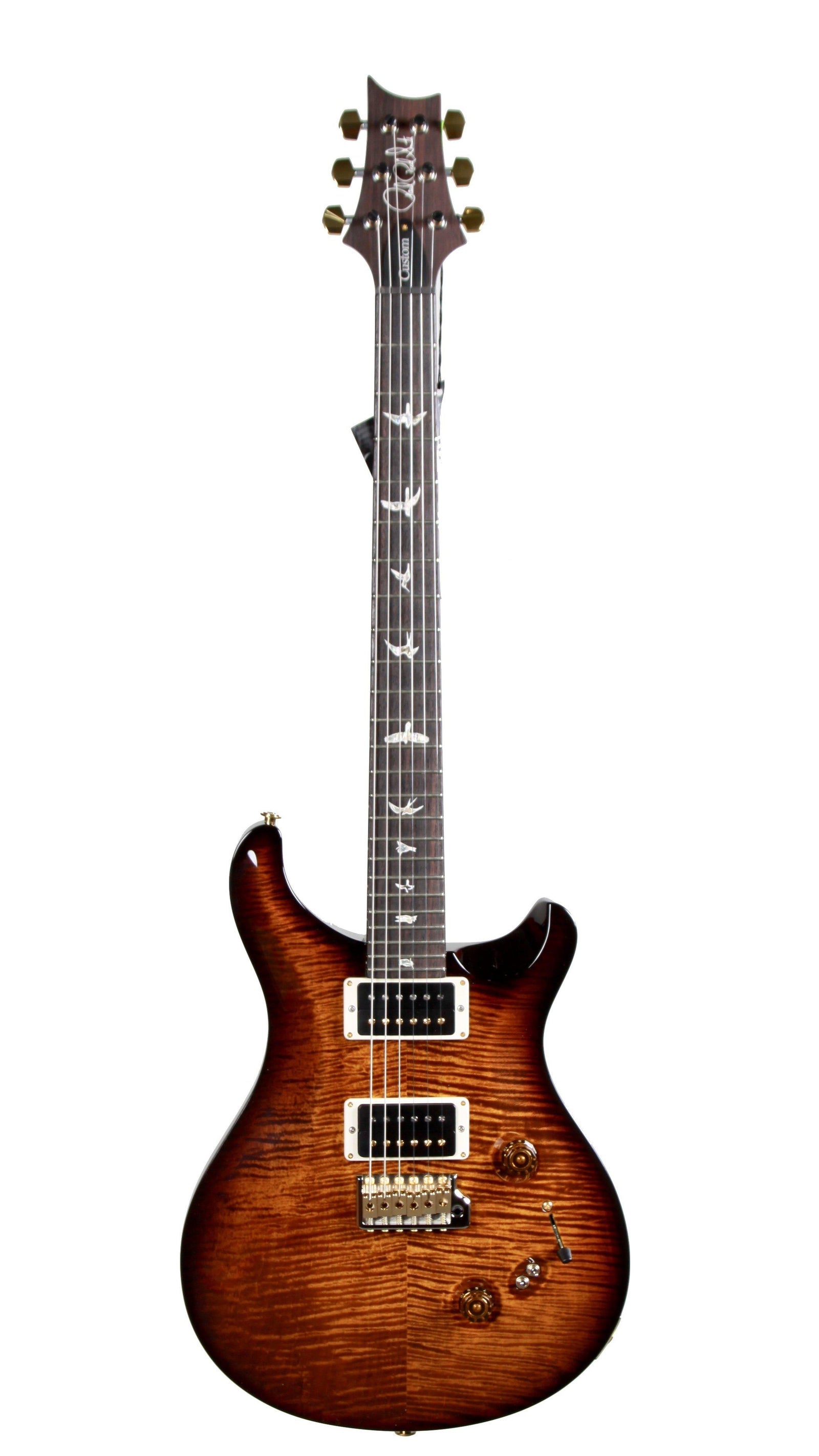 Paul Reed Smith Custom 24 08 with 10 Top Black Gold Wrap Pattern Thin Serial #264199 - Paul Reed Smith Guitars - Heartbreaker Guitars