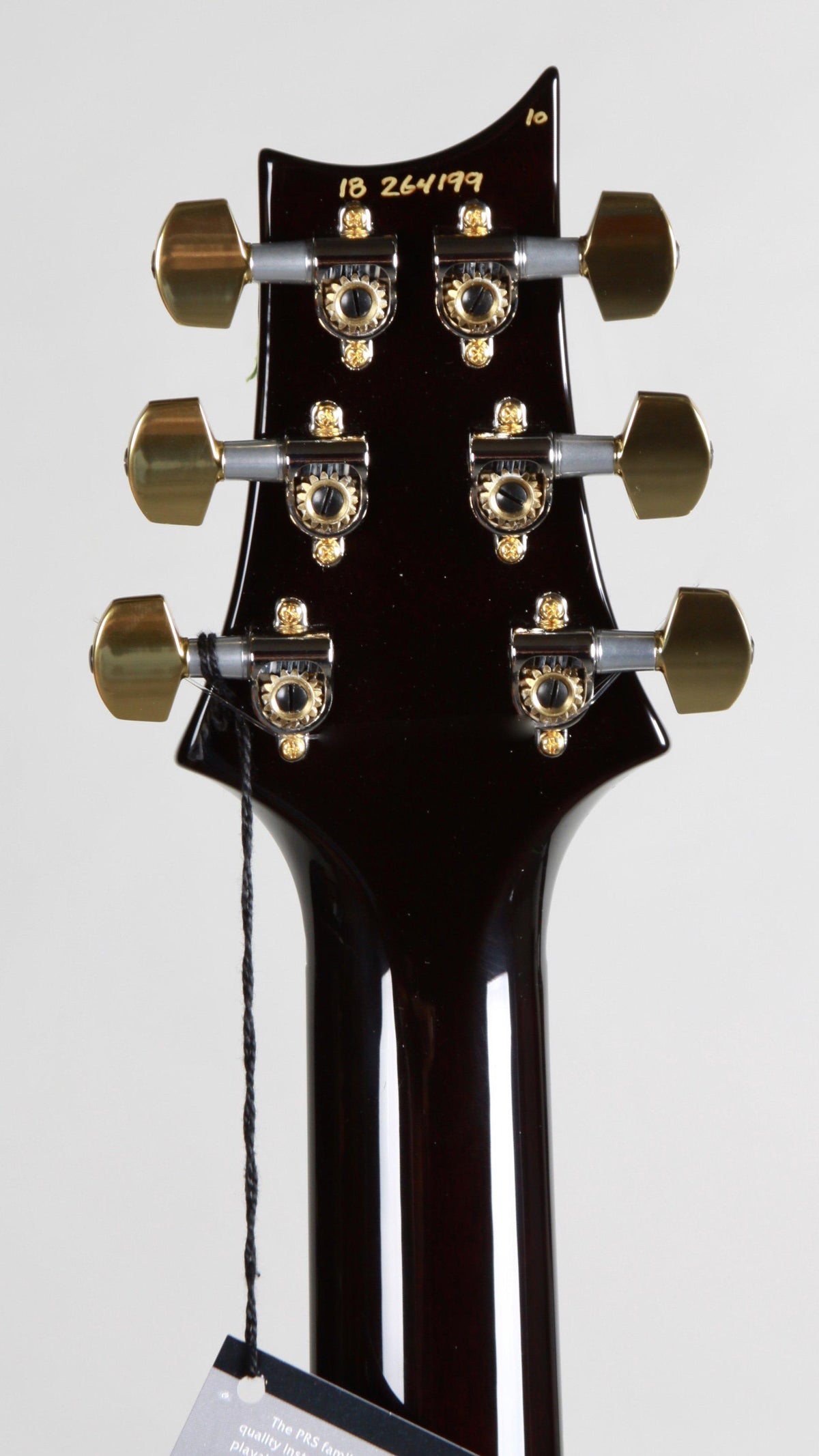 Paul Reed Smith Custom 24 08 with 10 Top Black Gold Wrap Pattern Thin Serial #264199 - Paul Reed Smith Guitars - Heartbreaker Guitars