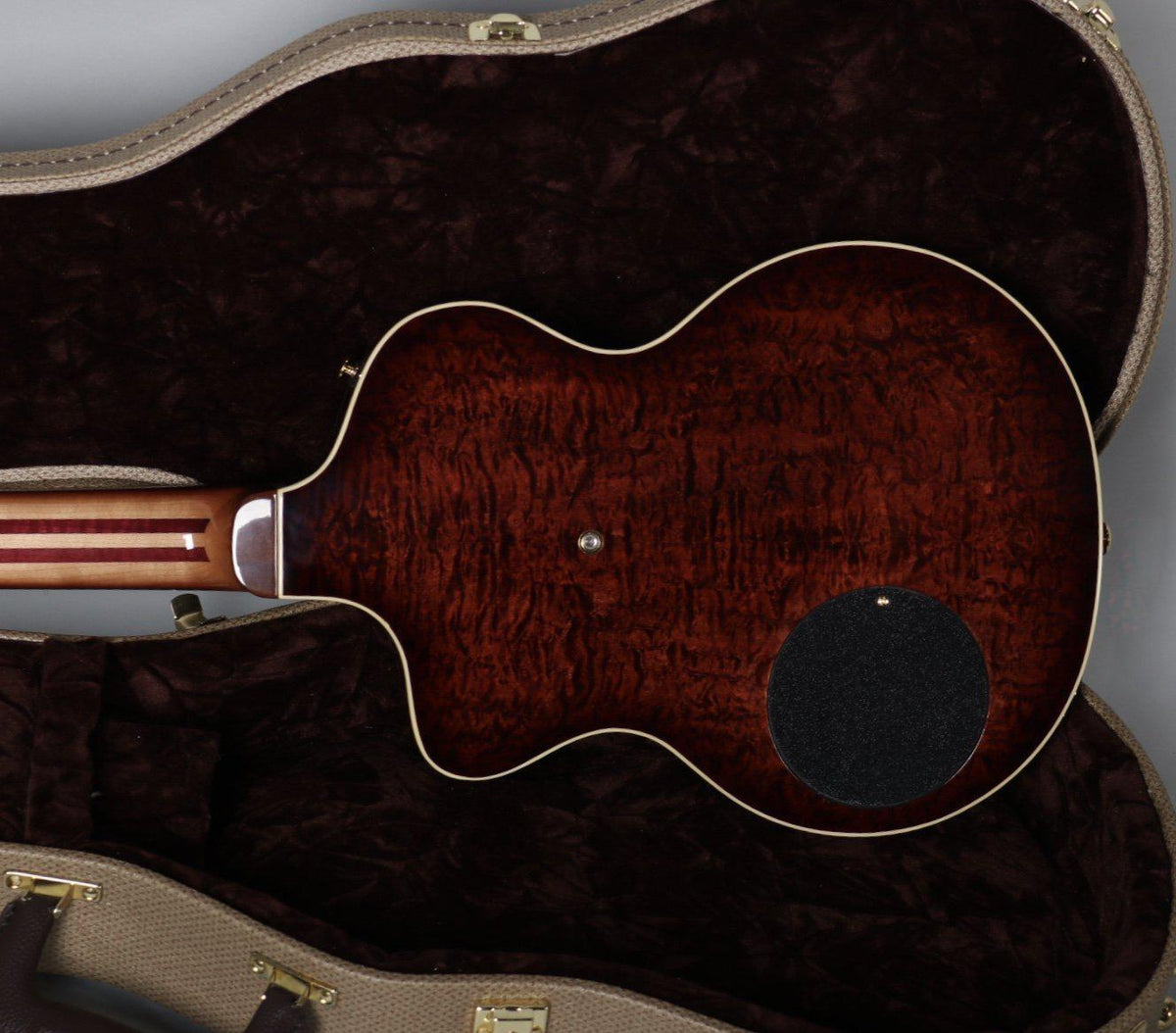 Rick Turner Model 1 FW Custom Featherweight Quilted Maple Dark Burst - Rick Turner Guitars - Heartbreaker Guitars