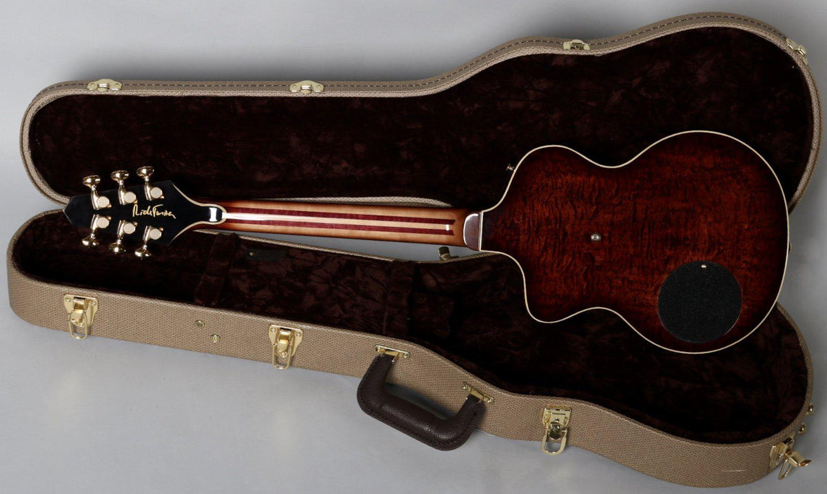 Rick Turner Model 1 FW Custom Featherweight Quilted Maple Dark Burst - Rick Turner Guitars - Heartbreaker Guitars