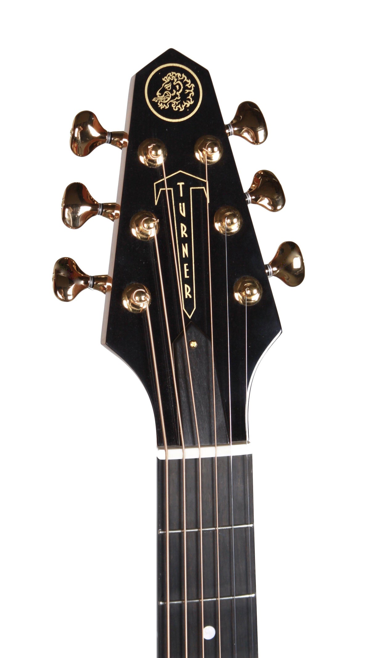 Rick Turner Compass Rose Acoustic Bear Claw Sitka over Flamed Maple with Pick Up - Rick Turner Guitars - Heartbreaker Guitars
