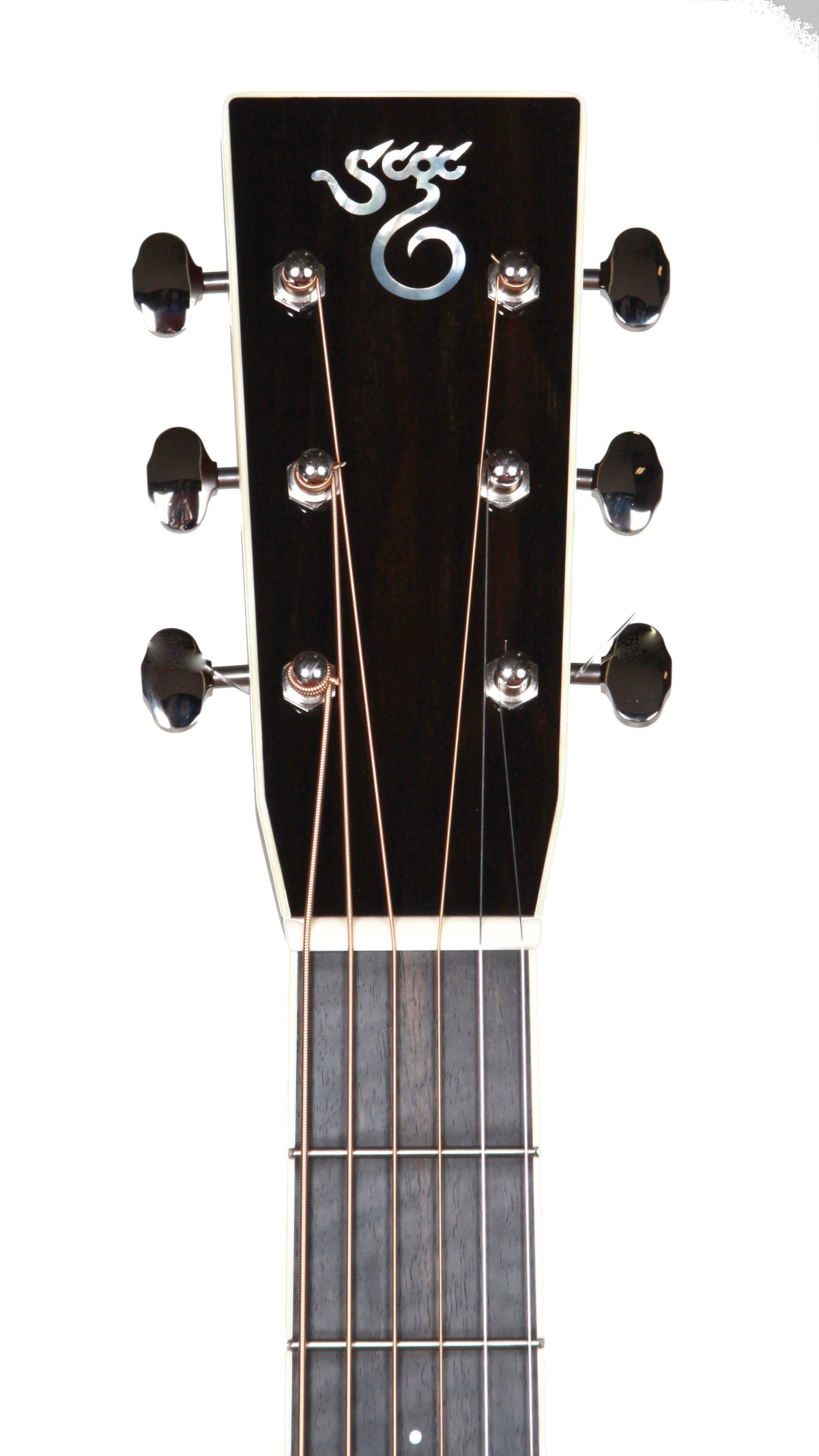 Santa Cruz OM Custom Figured Fiddleback Mahogany Adirondack - Santa Cruz Guitar Company - Heartbreaker Guitars