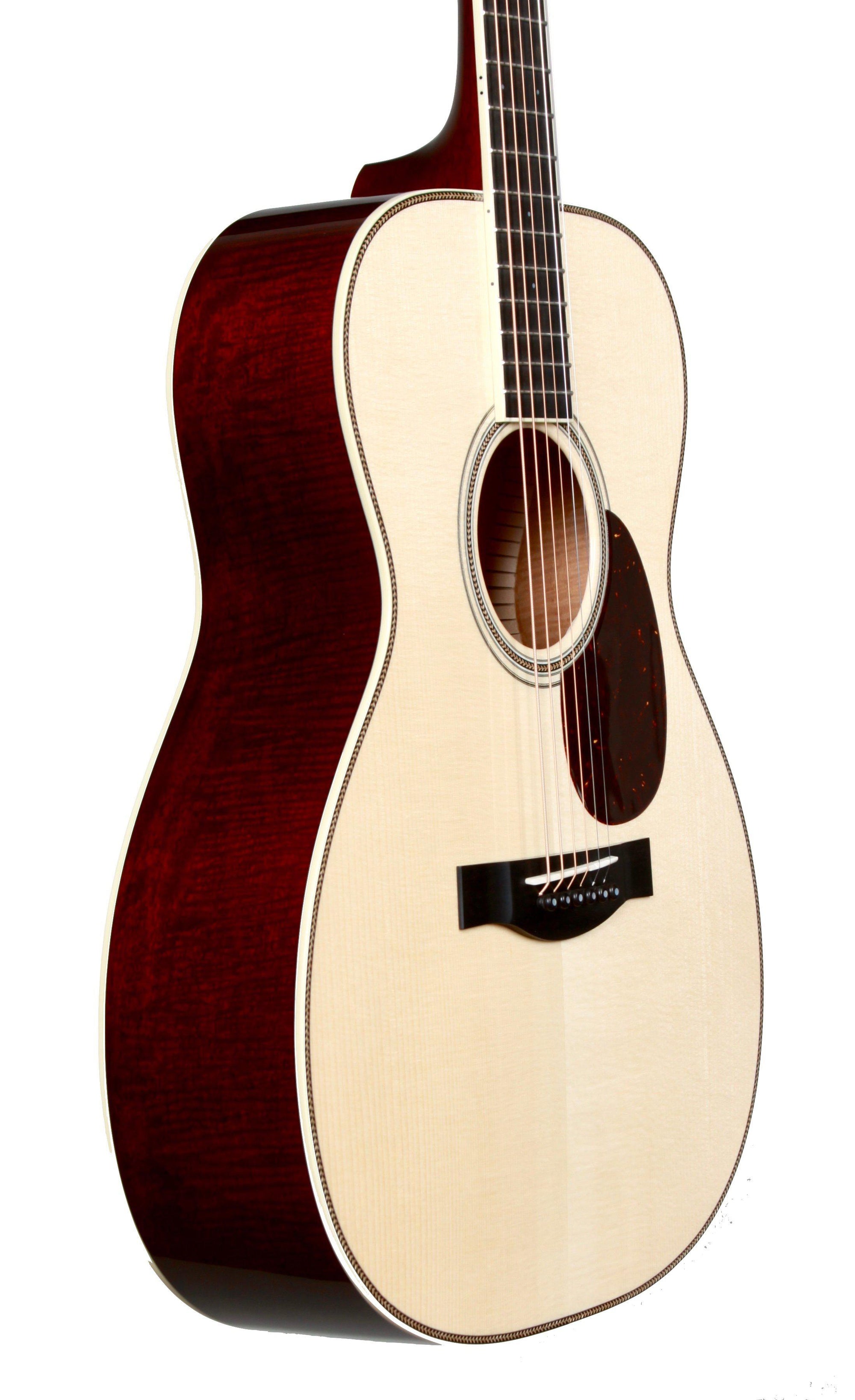 Santa Cruz OM Custom Figured Fiddleback Mahogany Adirondack - Santa Cruz Guitar Company - Heartbreaker Guitars