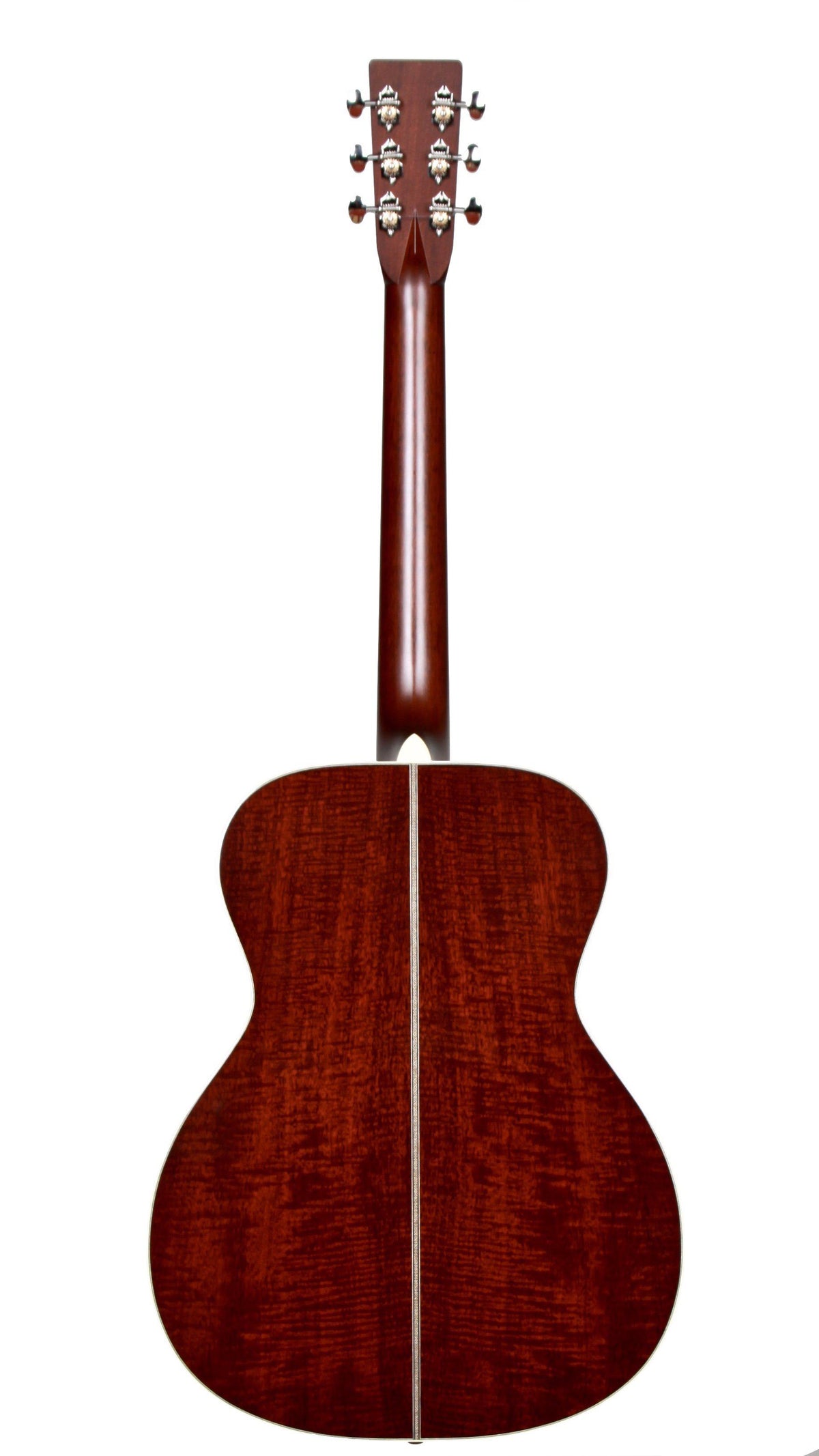 Santa Cruz OM Custom Figured Fiddleback Mahogany Adirondack - Santa Cruz Guitar Company - Heartbreaker Guitars
