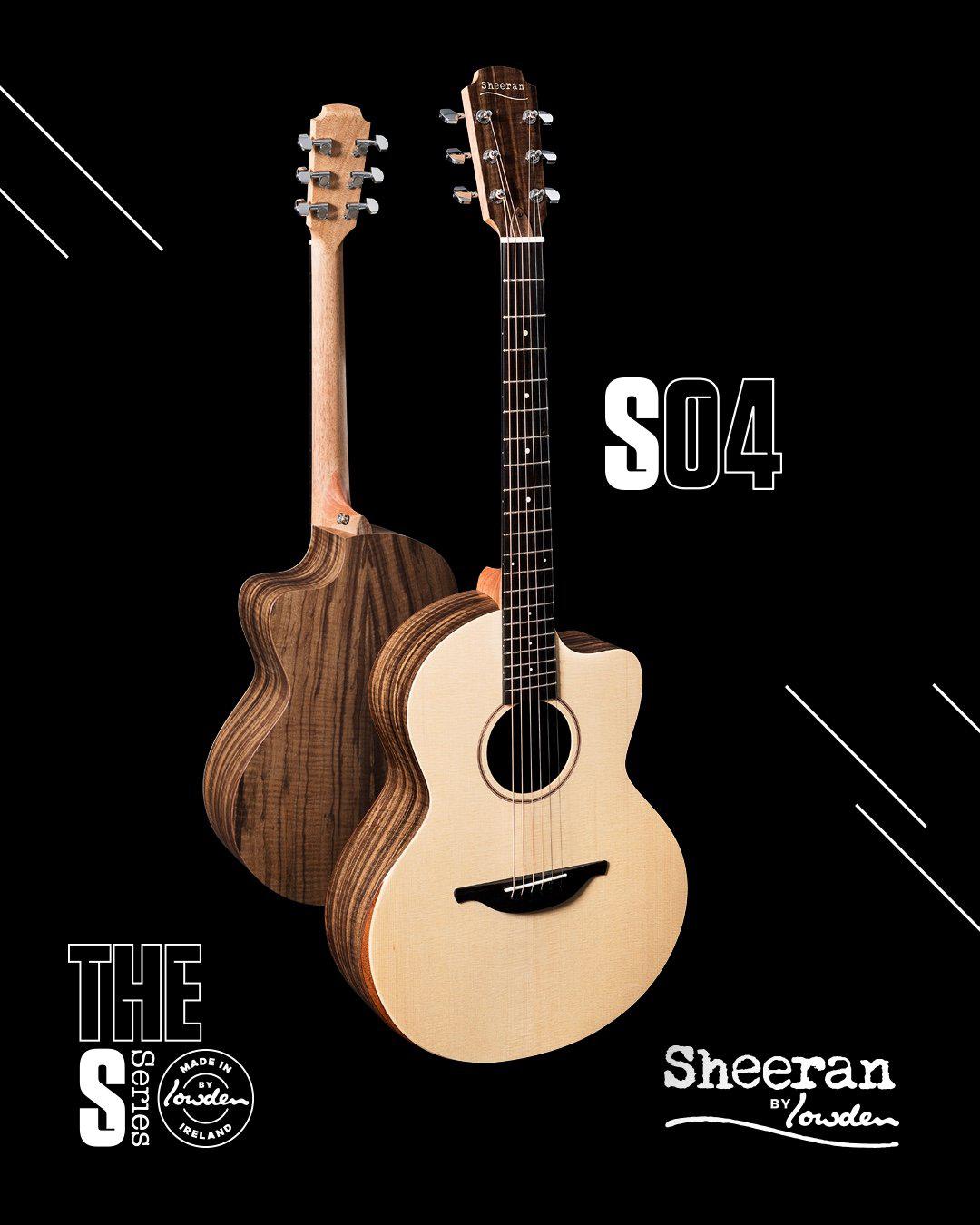Lowden Sheeran S4 Cutaway Model with Bevel and Pick Up In Stock! #4157 - Sheeran by Lowden - Heartbreaker Guitars