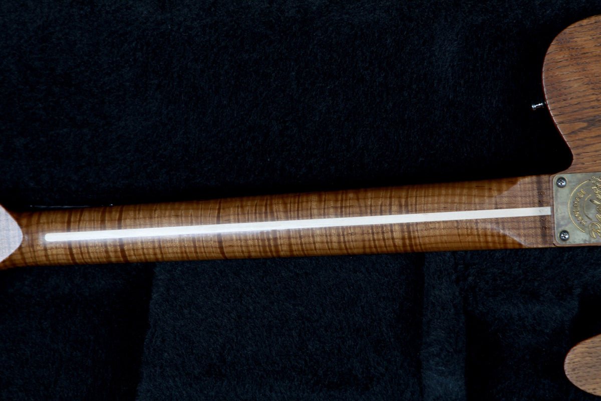 Paoletti Nancy Tele Red Leather Top Upgraded Neck - Paoletti - Heartbreaker Guitars