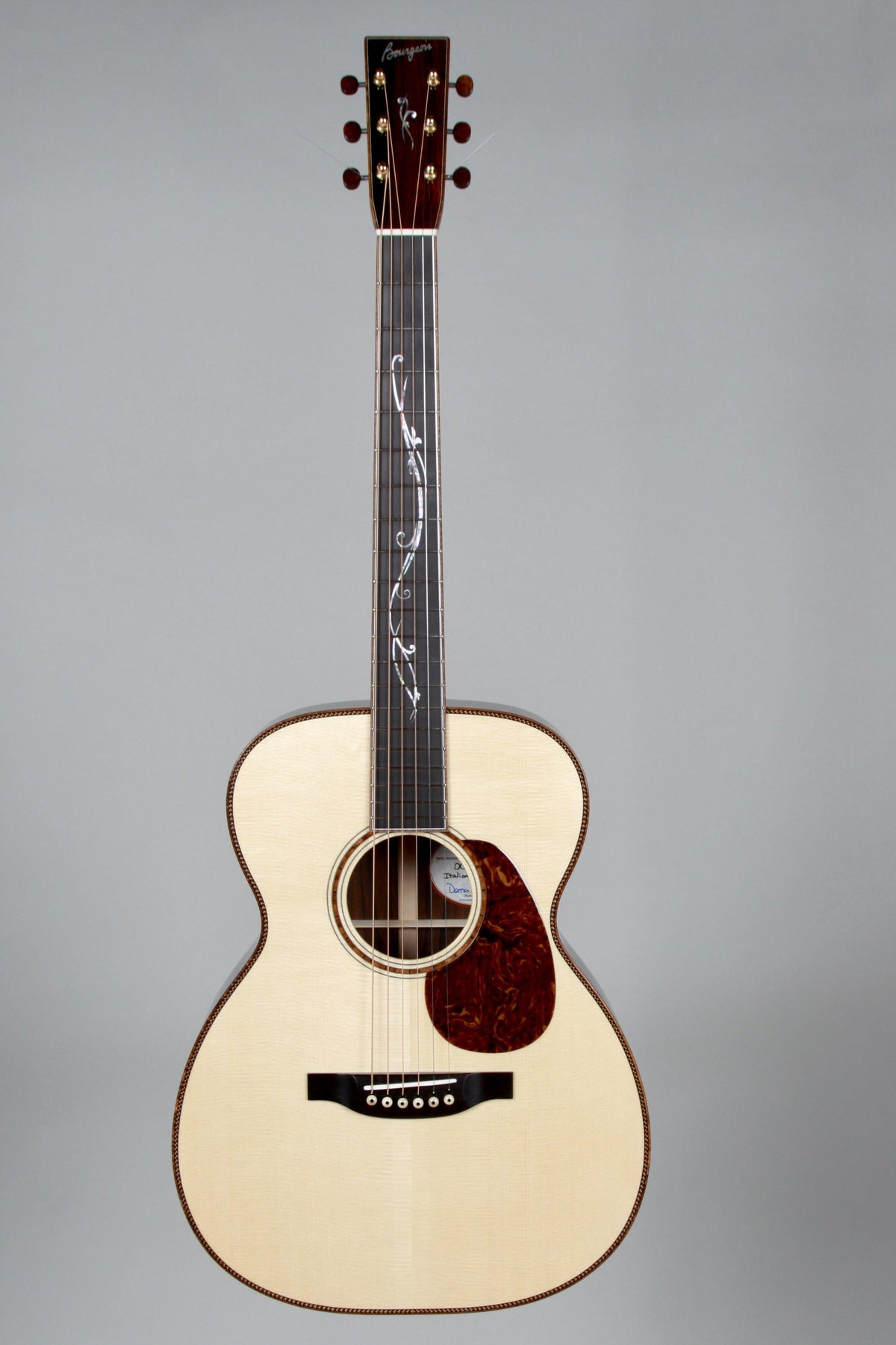 Bourgeois DB Signature 00 Master Grade Brazilian Rosewood with Vine Inlay - Bourgeois Guitars - Heartbreaker Guitars