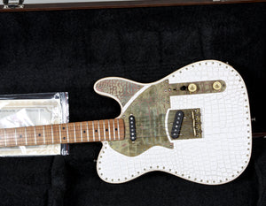 Paoletti Guitars Nancy White Leather Top - Paoletti - Heartbreaker Guitars