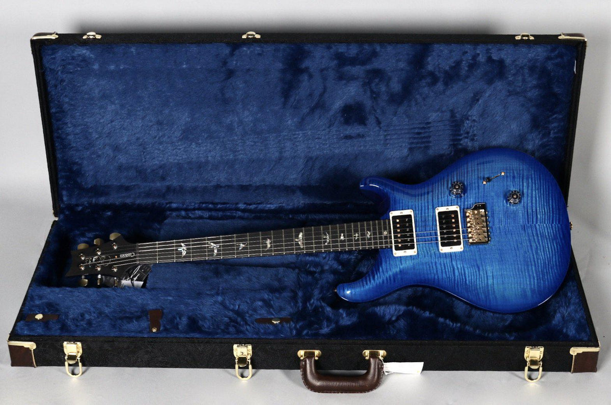 Paul Reed Smith Custom 24  Artist Pack Pattern Thin Faded Blue Wrap Burst - Paul Reed Smith Guitars - Heartbreaker Guitars