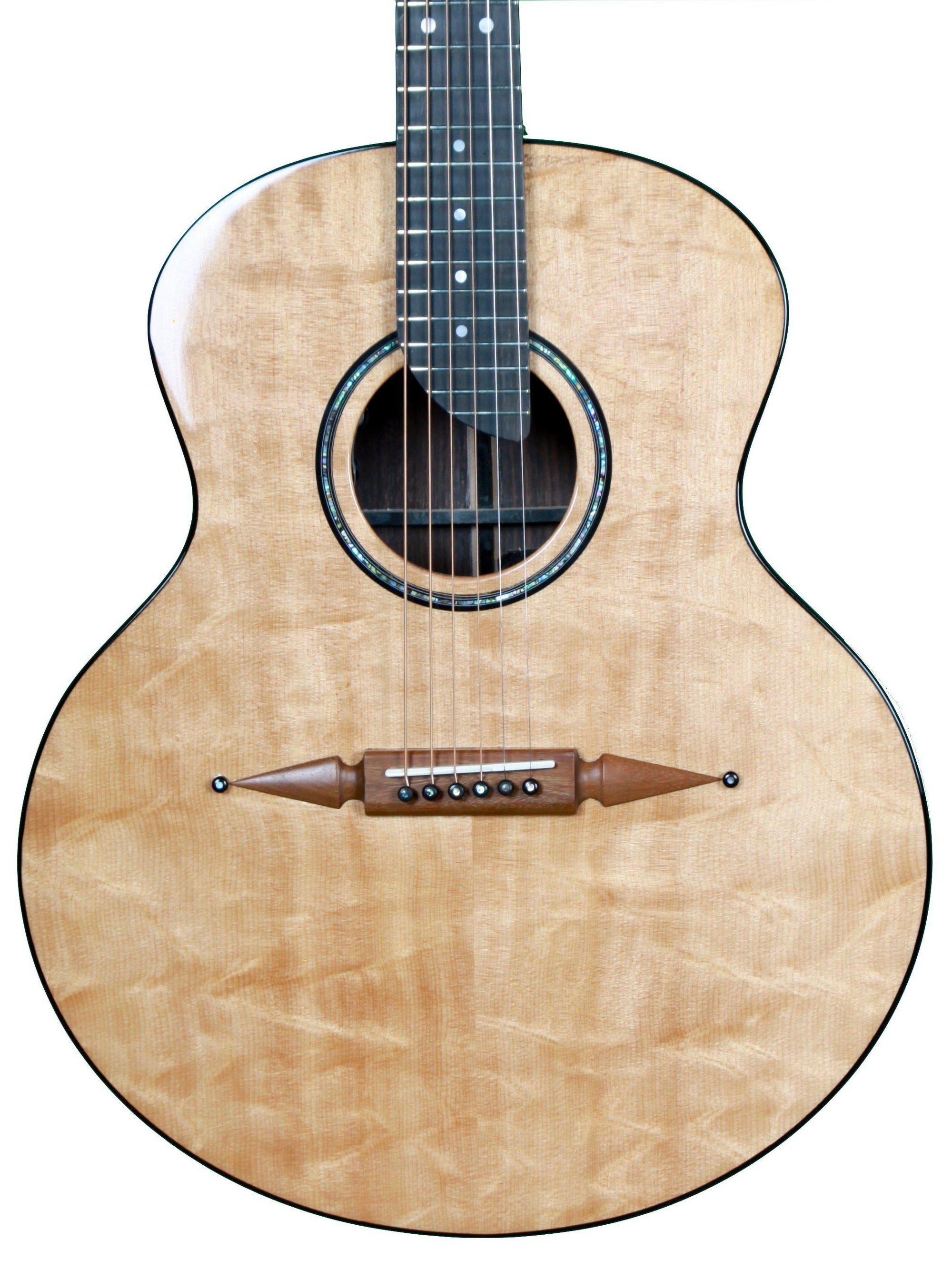 Rick Turner Compass Rose Acoustic Guitar Bear Claw Sitka - Rick Turner Guitars - Heartbreaker Guitars