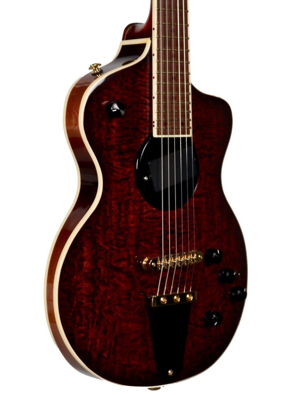 Rick Turner Model 1 FW Custom Featherweight Quilted Maple Dark Burst - Rick Turner Guitars - Heartbreaker Guitars
