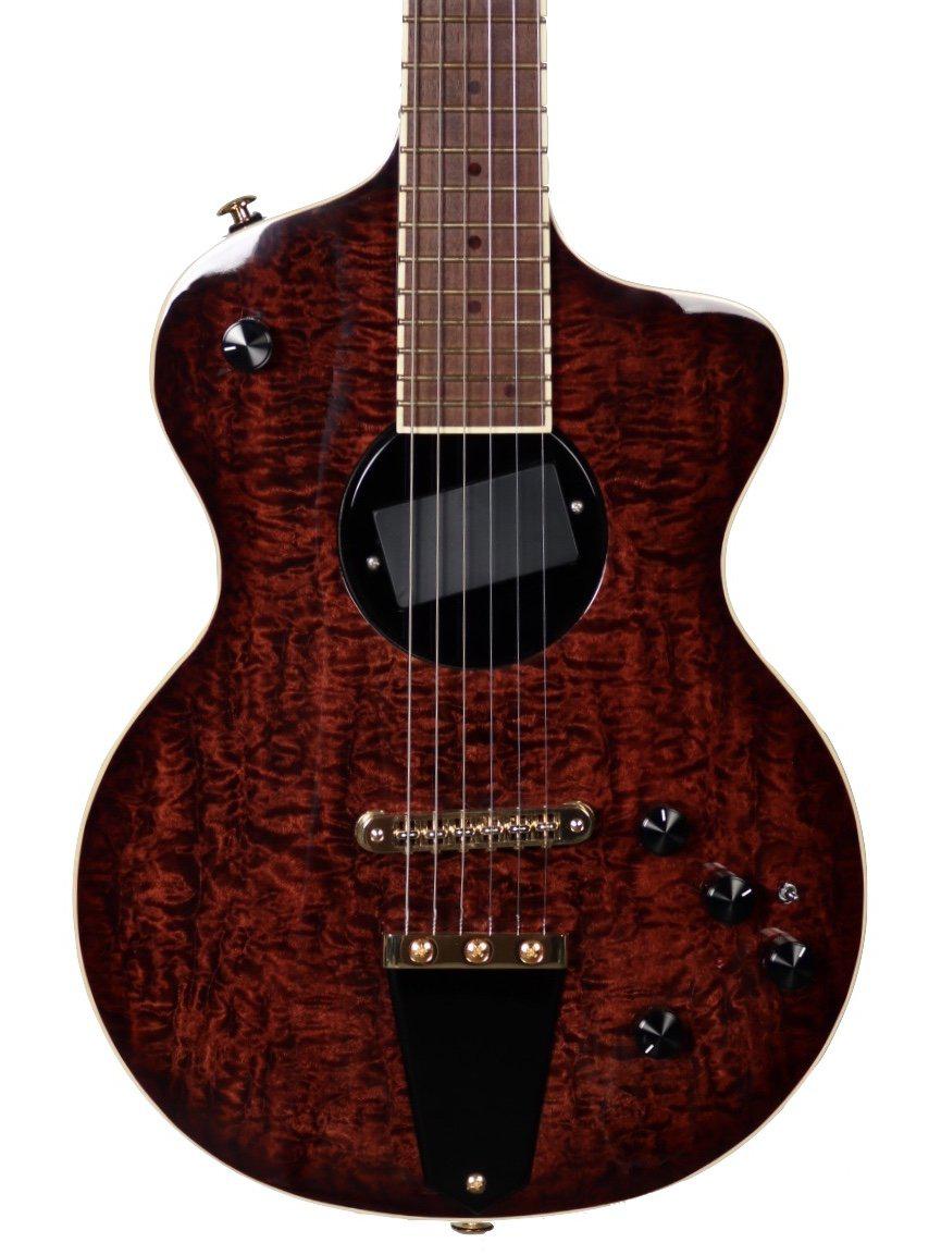 Rick Turner Model 1 FW Custom Featherweight Quilted Maple Dark Burst - Rick Turner Guitars - Heartbreaker Guitars