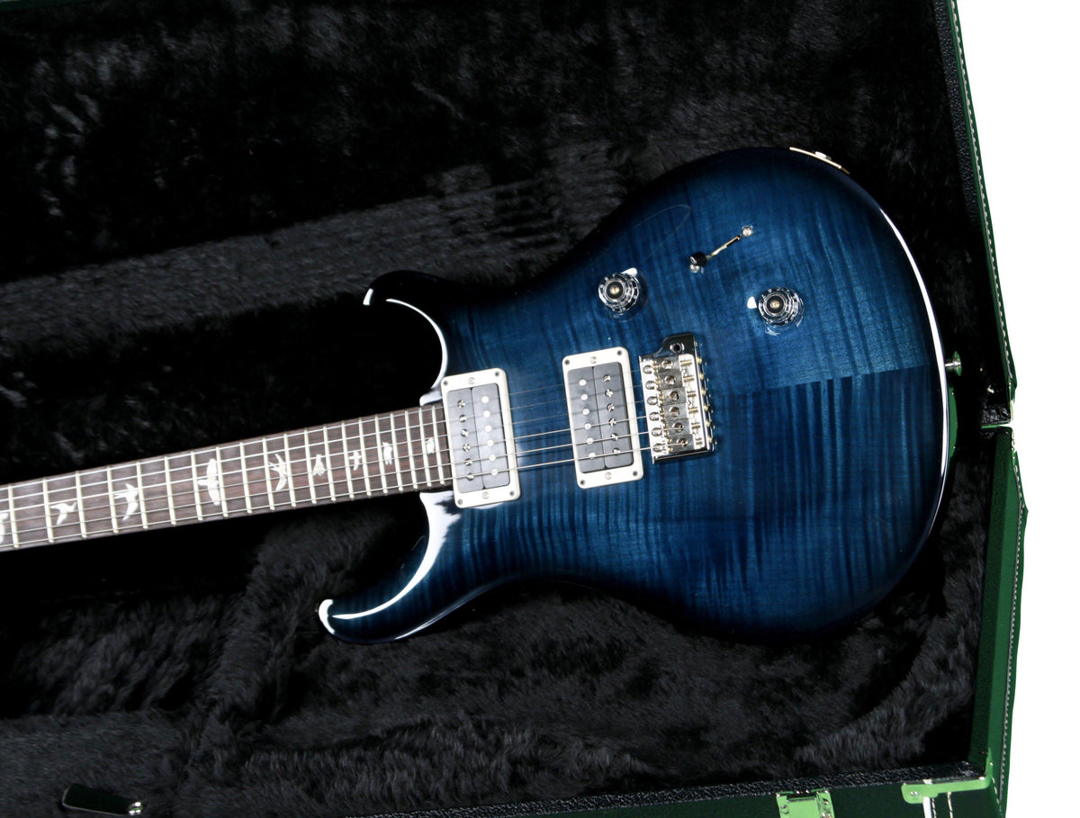 Paul Reed Smith Custom 24  Whale Blue Smokeburst Wrap Pattern Regular - Paul Reed Smith Guitars - Heartbreaker Guitars