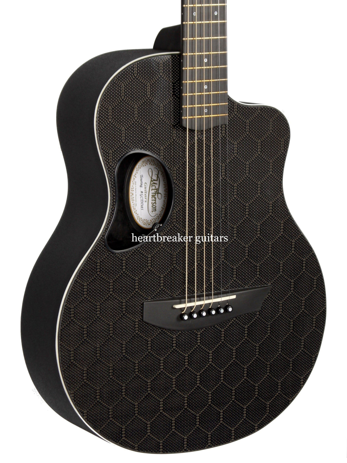 McPherson Carbon Fiber White Trim Touring Gold Hardware #10006 - McPherson Guitars - Heartbreaker Guitars