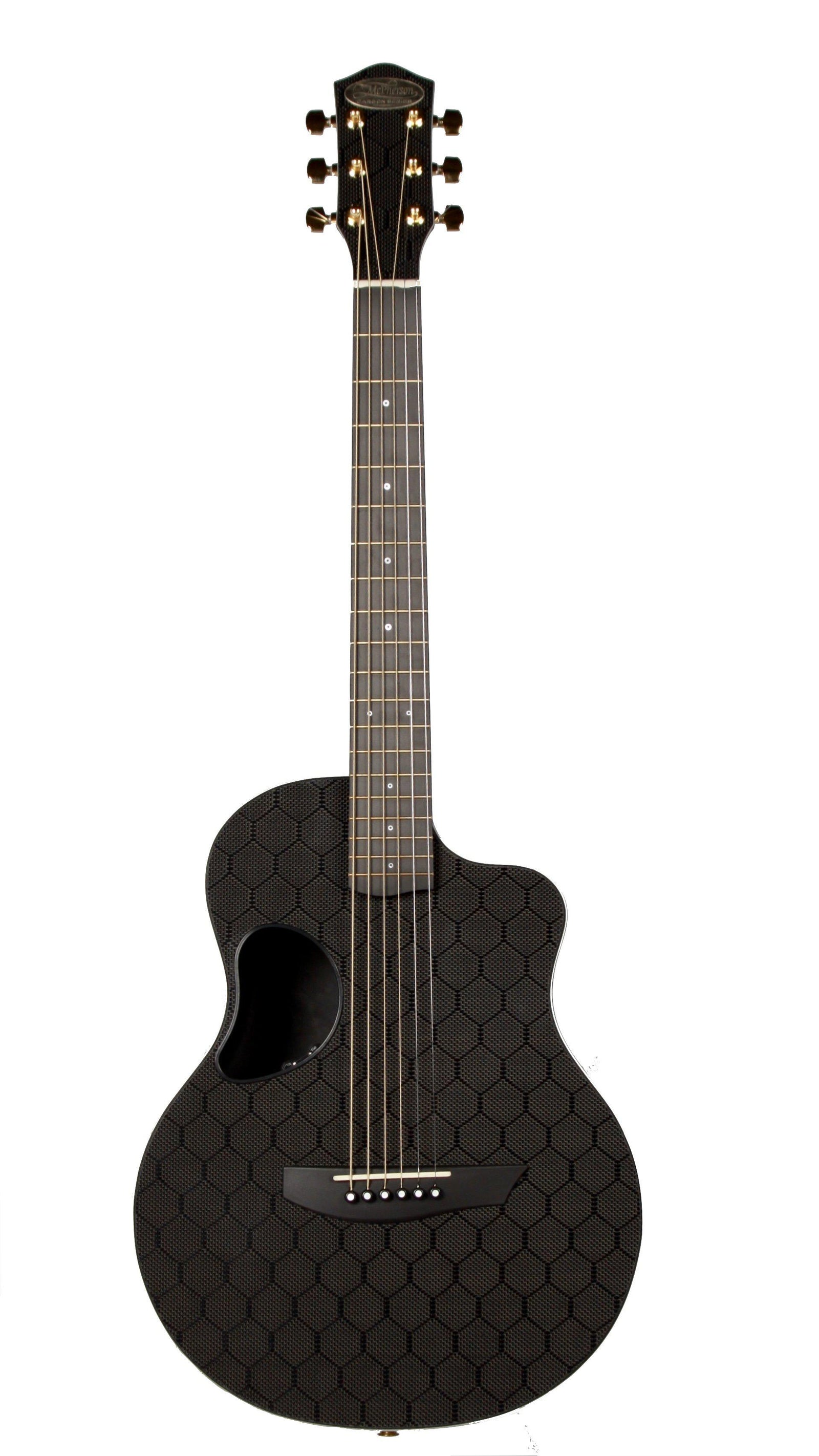 McPherson Carbon Fiber White Trim Touring Gold Hardware #10006 - McPherson Guitars - Heartbreaker Guitars