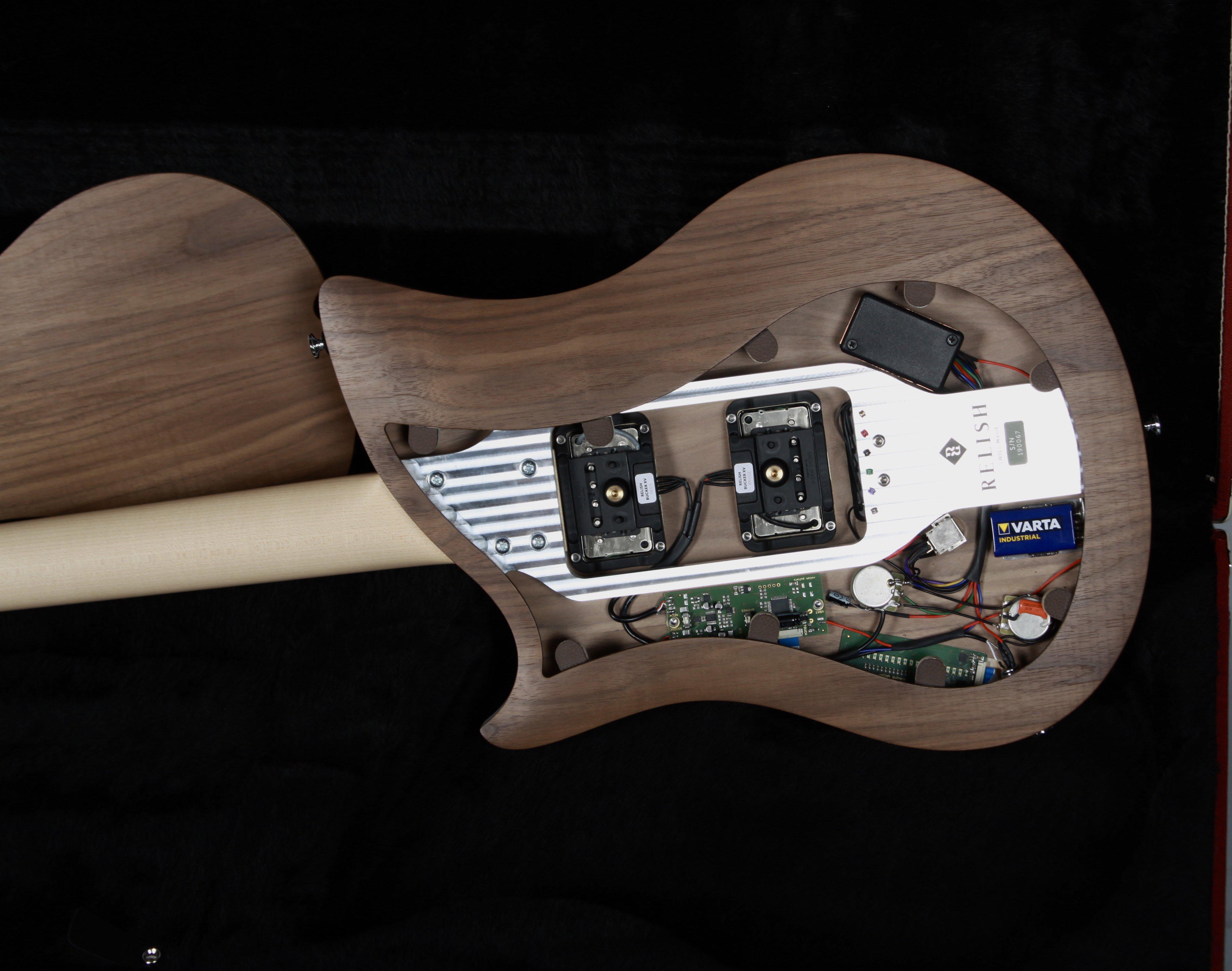 Relish Walnut Jane with Piezo and Pick Up Swapping - Heartbreaker Relish Walnut Jane with Piezo and Pick Up Swapping - Heartbreaker